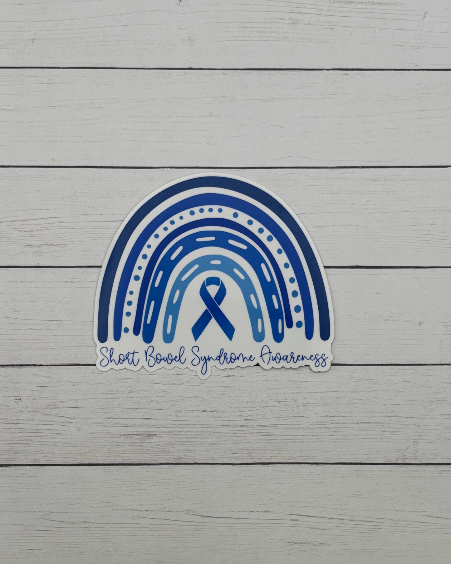 Short Bowel Syndrome Awareness Rainbow Sticker