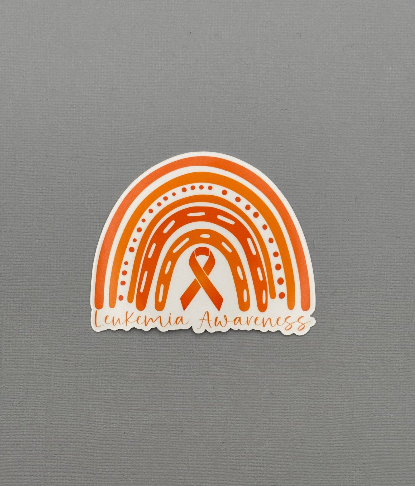 Leukemia Awareness Rainbow Sticker