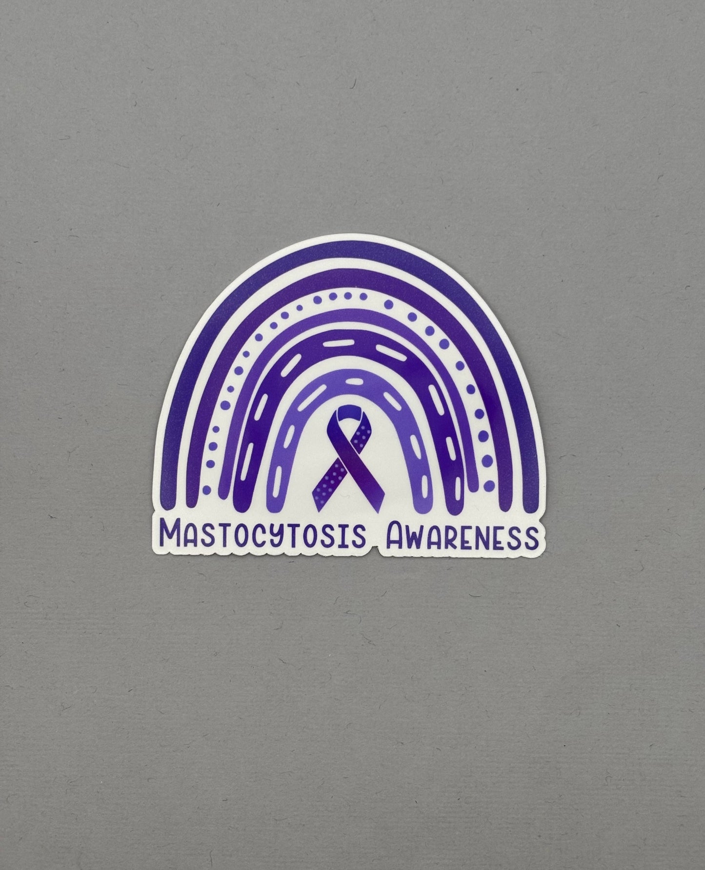 Mastocytosis Awareness Rainbow Sticker