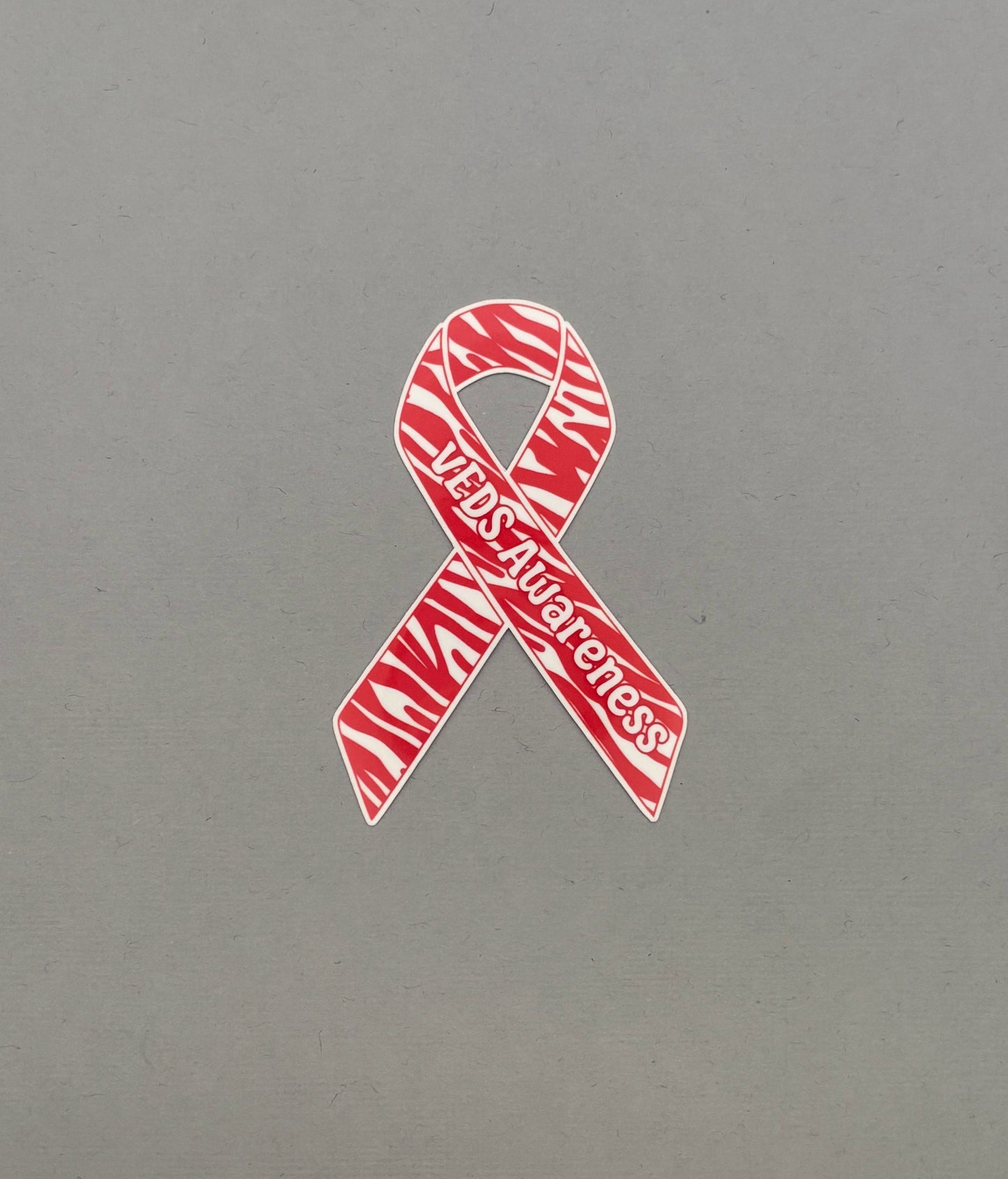 vEDS (Vascular Ehlers–Danlos syndrome) Awareness Ribbon Sticker