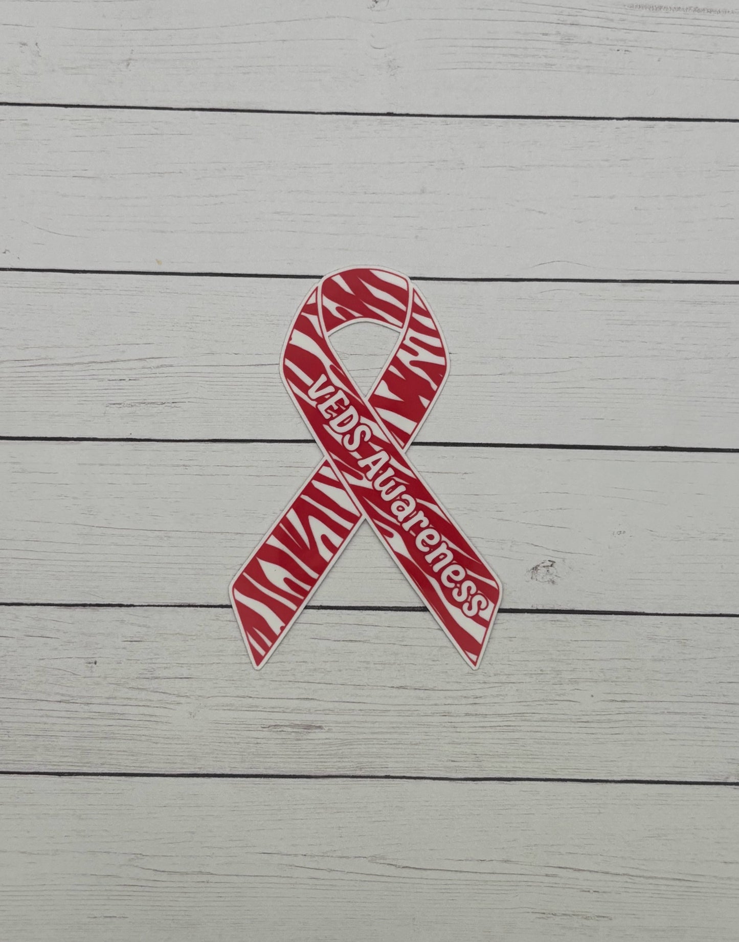 vEDS (Vascular Ehlers–Danlos syndrome) Awareness Ribbon Sticker