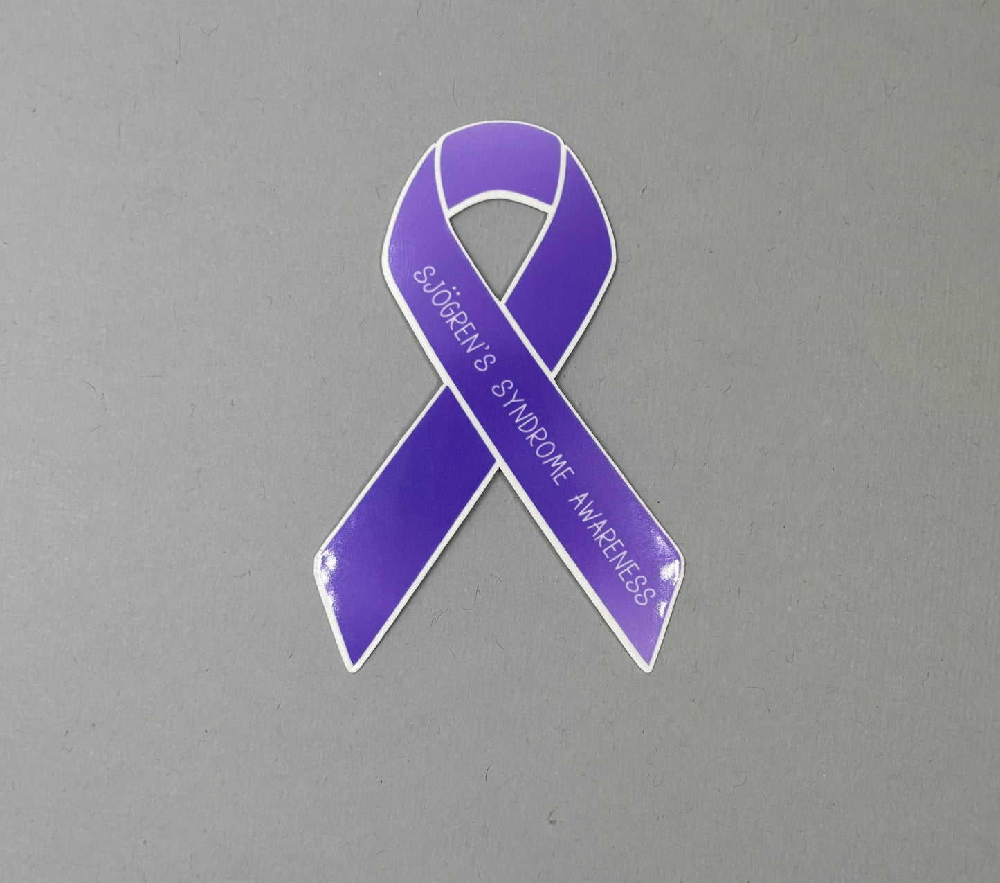 Sjogren's Syndrome Awareness Ribbon Sticker or Magnet