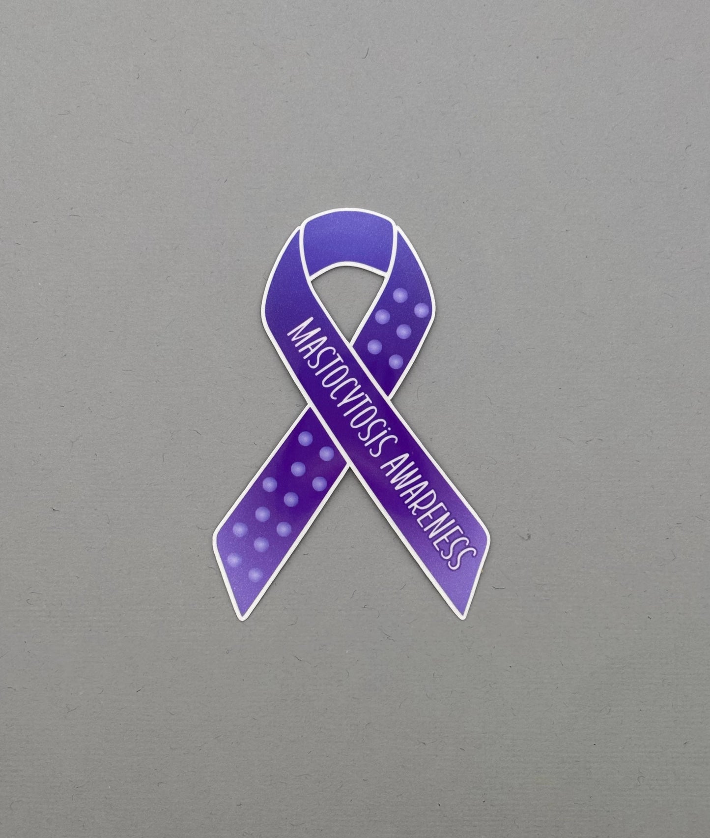 Mastocytosis Awareness Ribbon Sticker