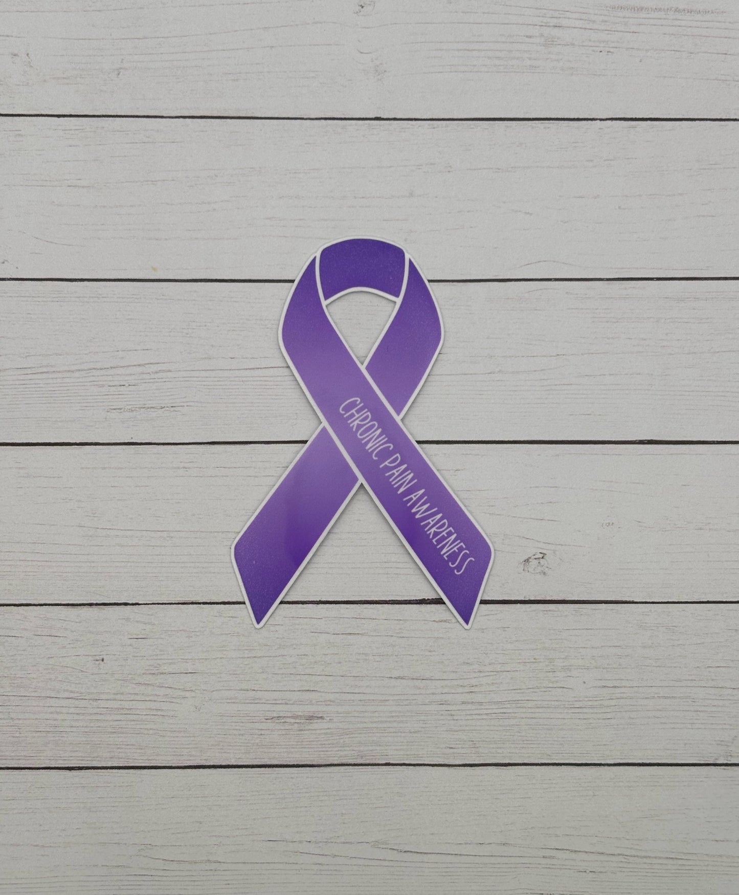 Chronic Pain Awareness Ribbon Sticker or Magnet