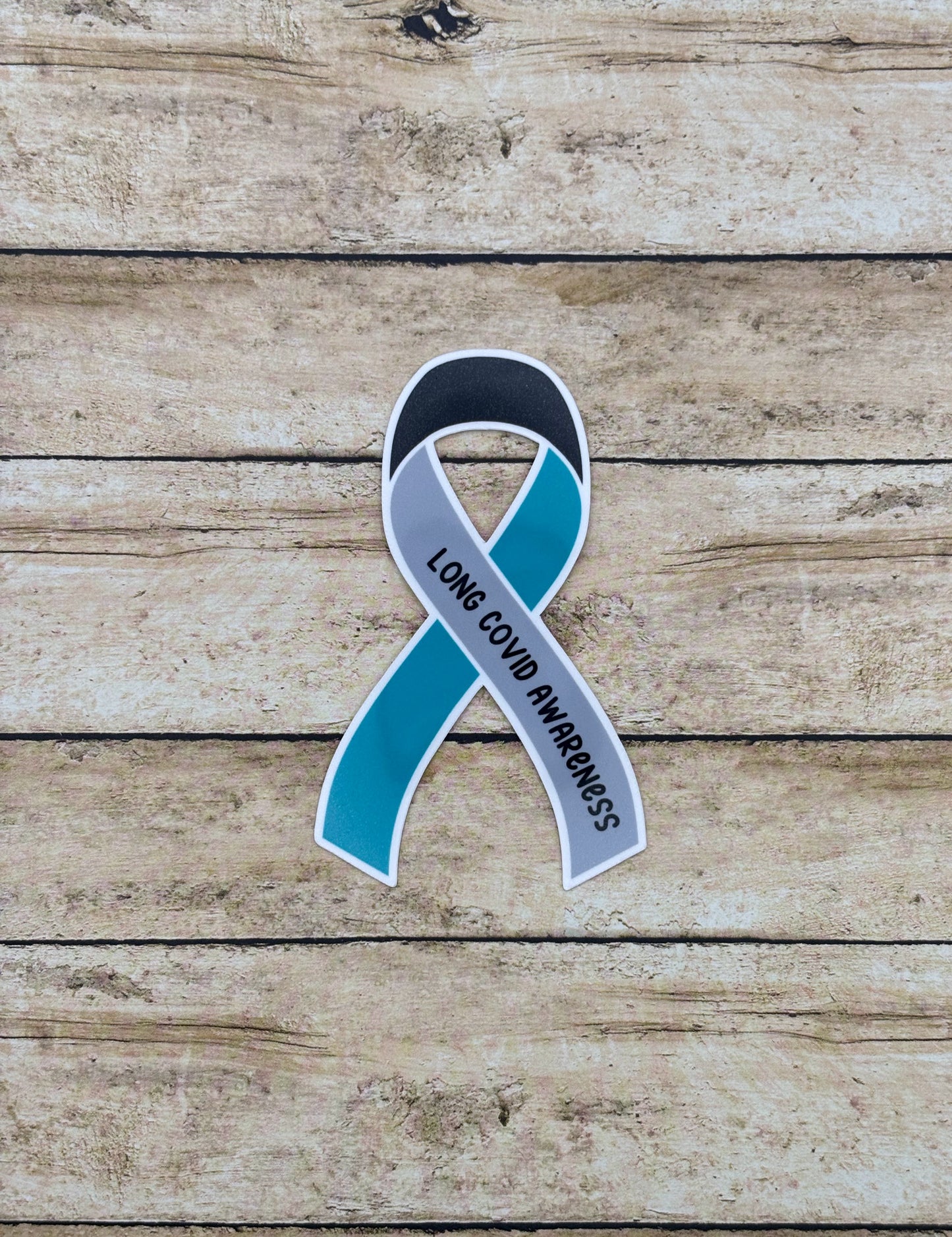 Long Covid Awareness Ribbon Sticker