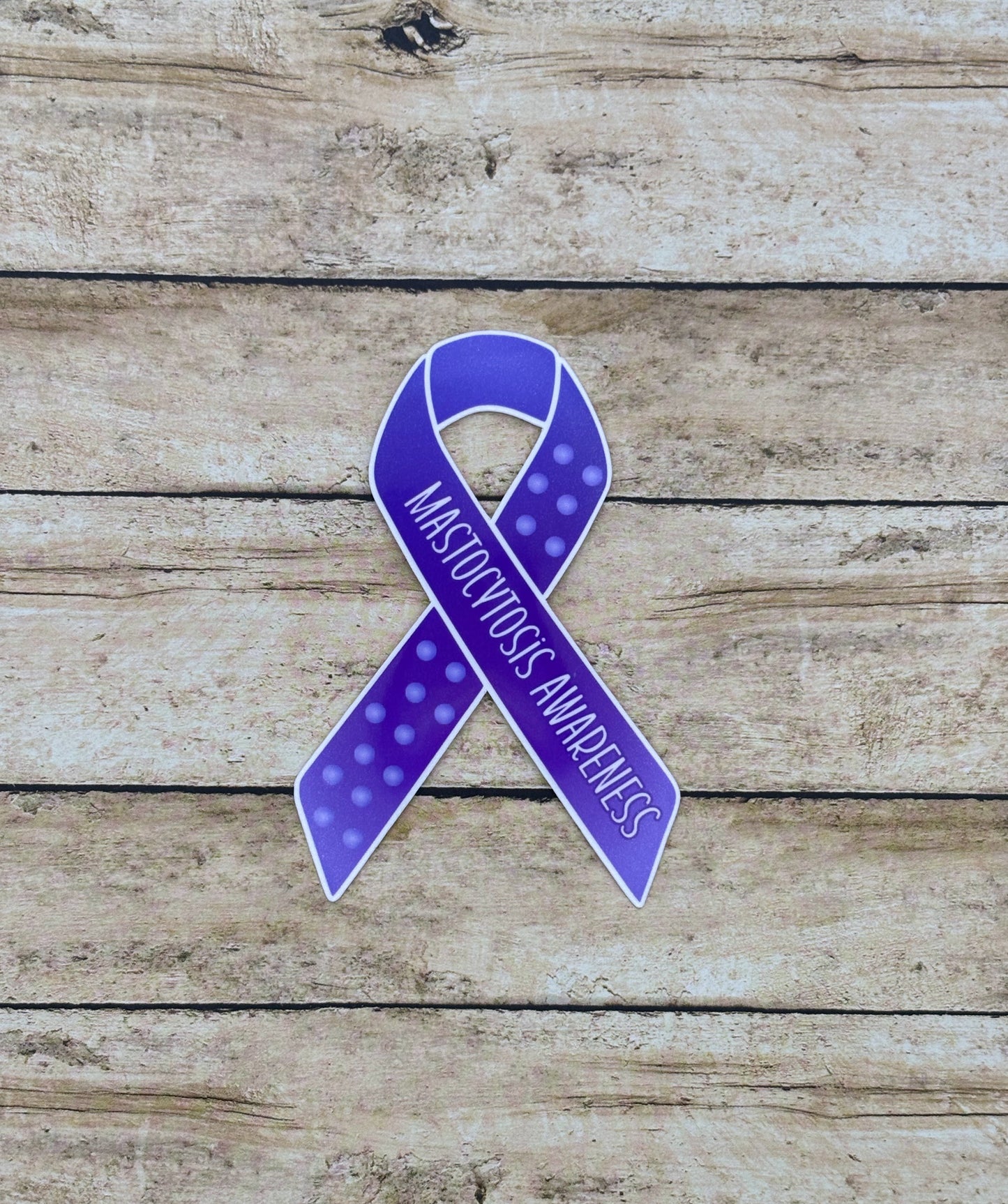Mastocytosis Awareness Ribbon Sticker