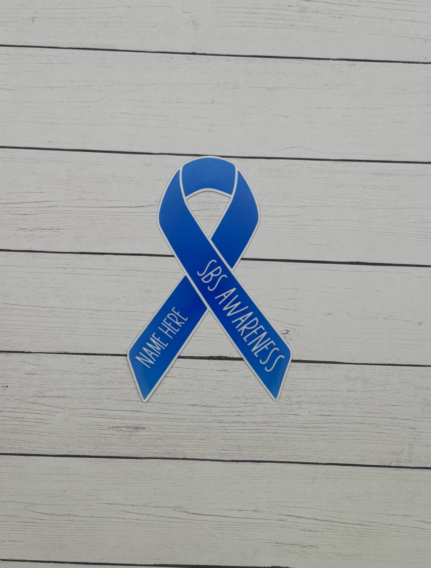 SBS Awareness Custom Ribbon Sticker