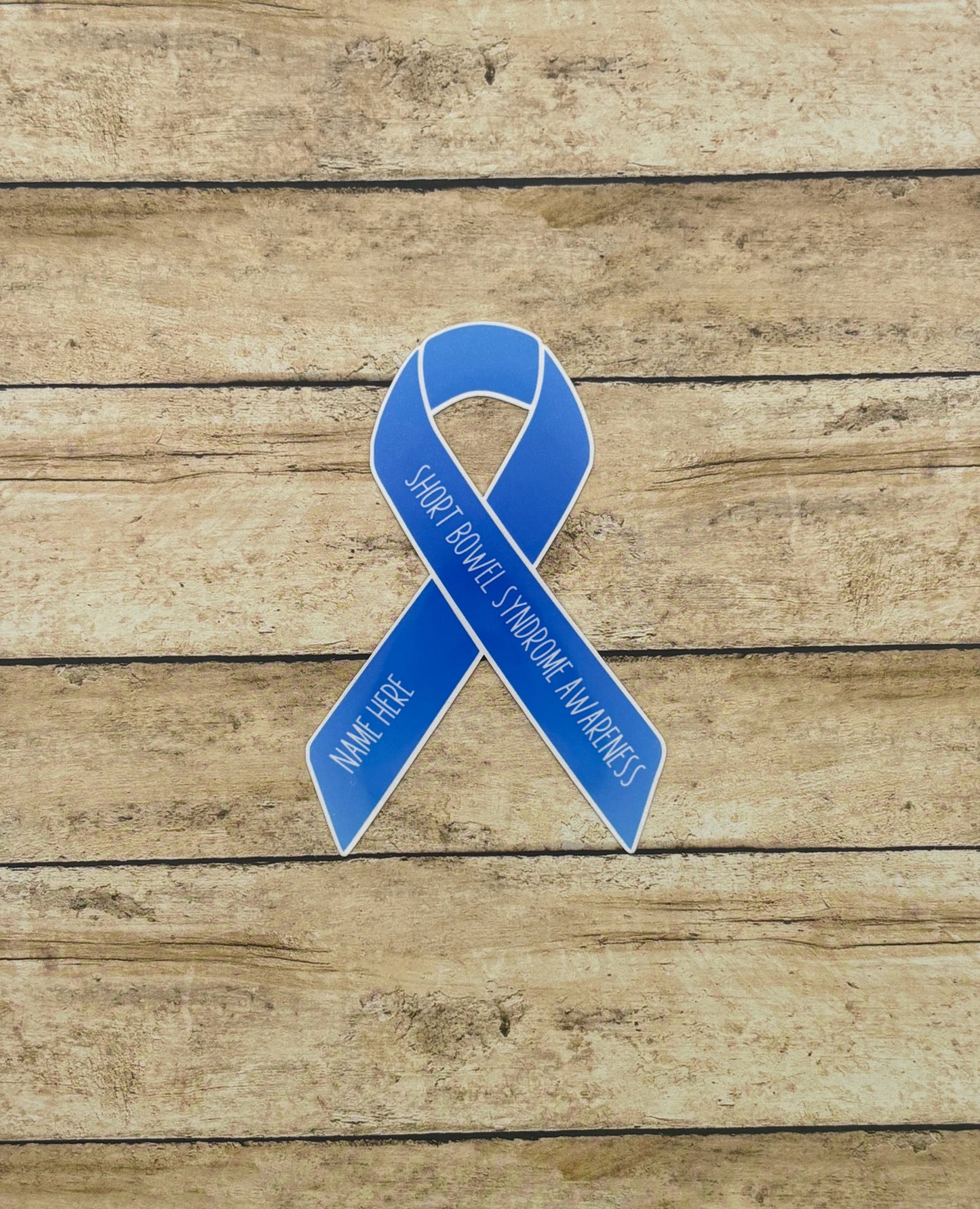 Short Bowel Syndrome Awareness Custom Ribbon Sticker