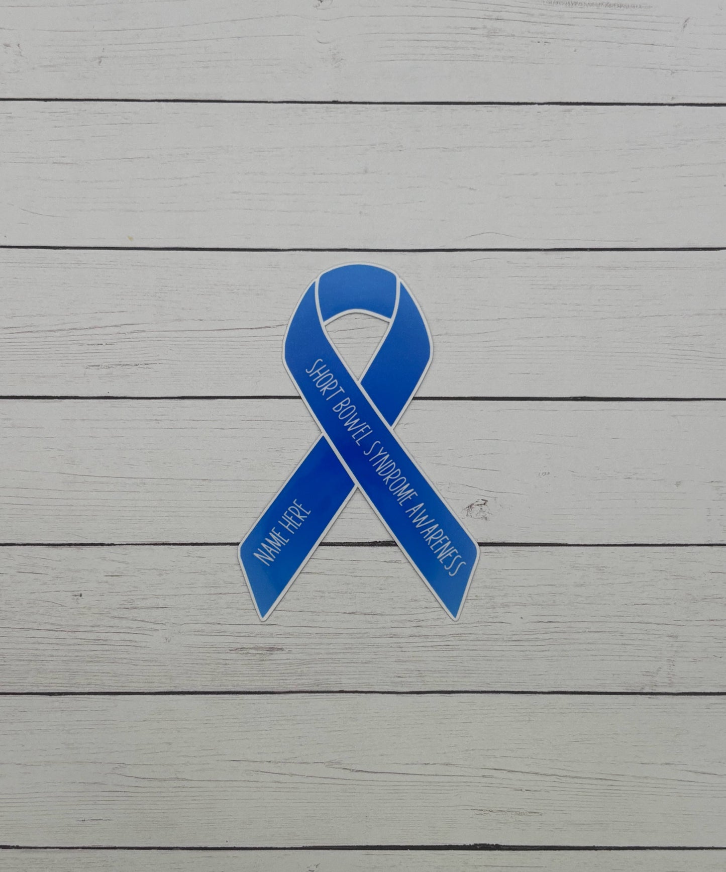 Short Bowel Syndrome Awareness Custom Ribbon Sticker