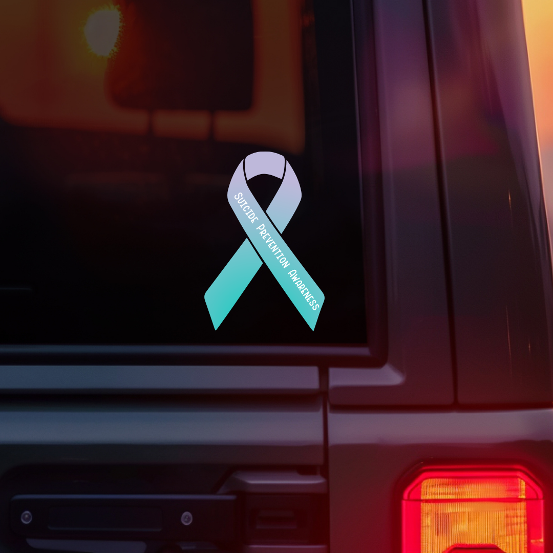 Suicide Prevention Awareness Ribbon Car Decal