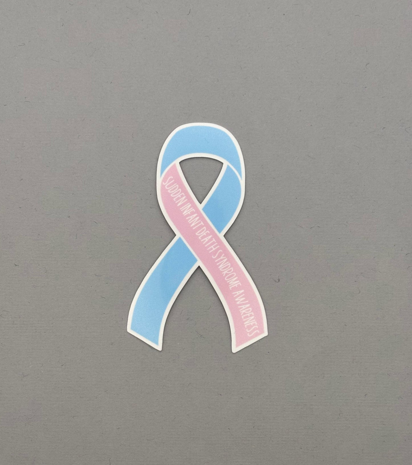 Sudden Infant Death Syndrome Awareness Custom Ribbon Sticker