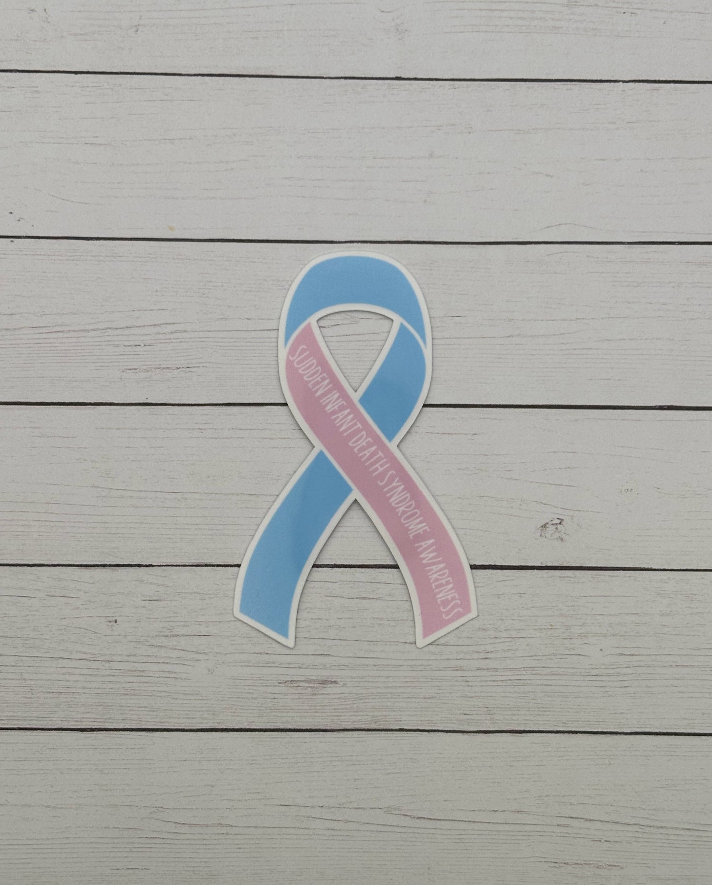 Sudden Infant Death Syndrome Awareness Custom Ribbon Sticker