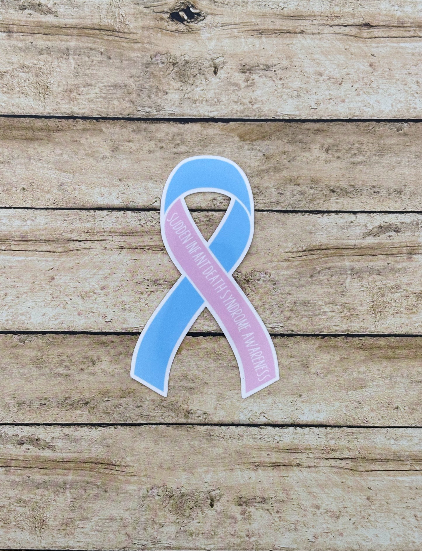 Sudden Infant Death Syndrome Awareness Custom Ribbon Sticker