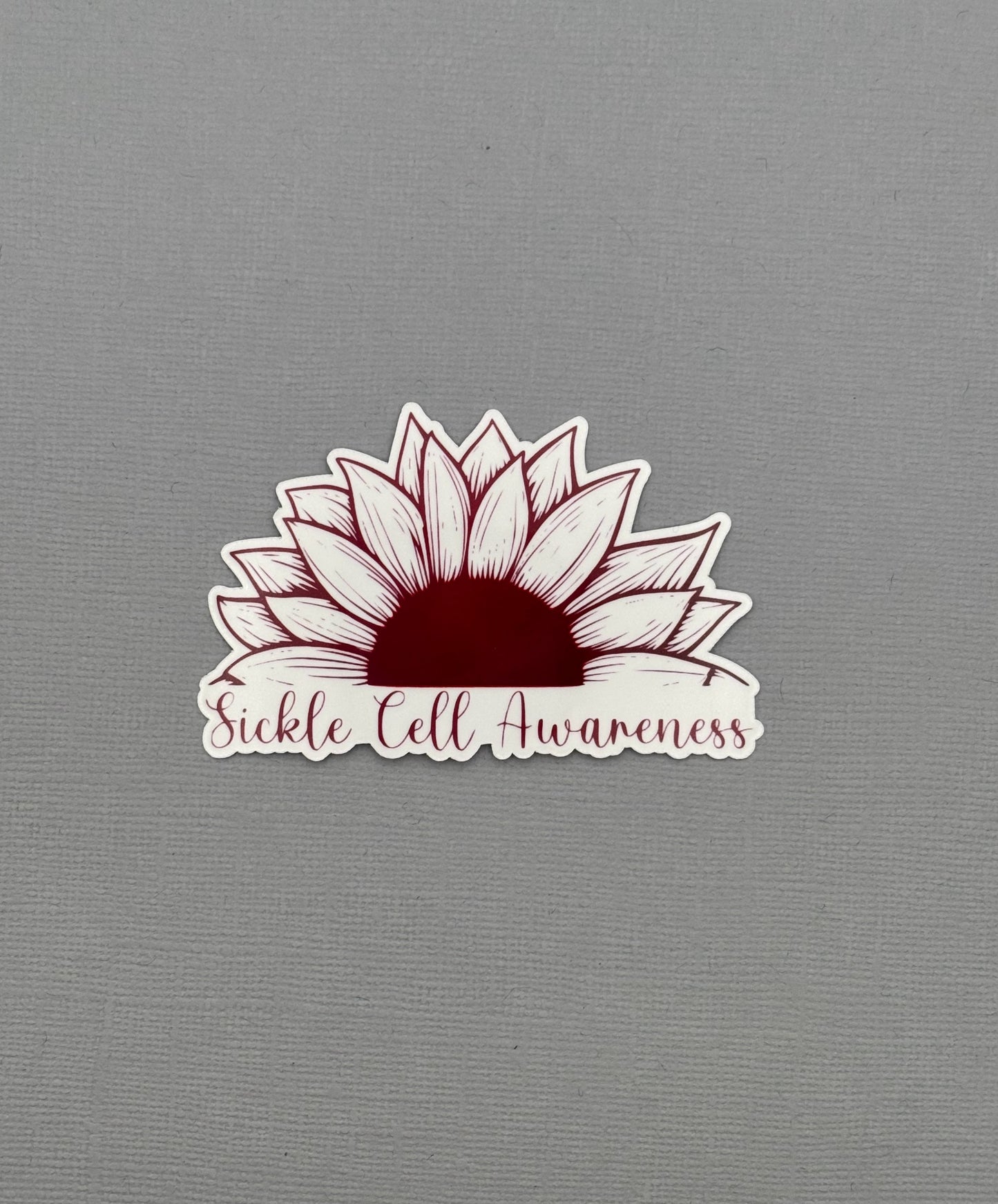 Sickle Cell Awareness Sunflower Sticker