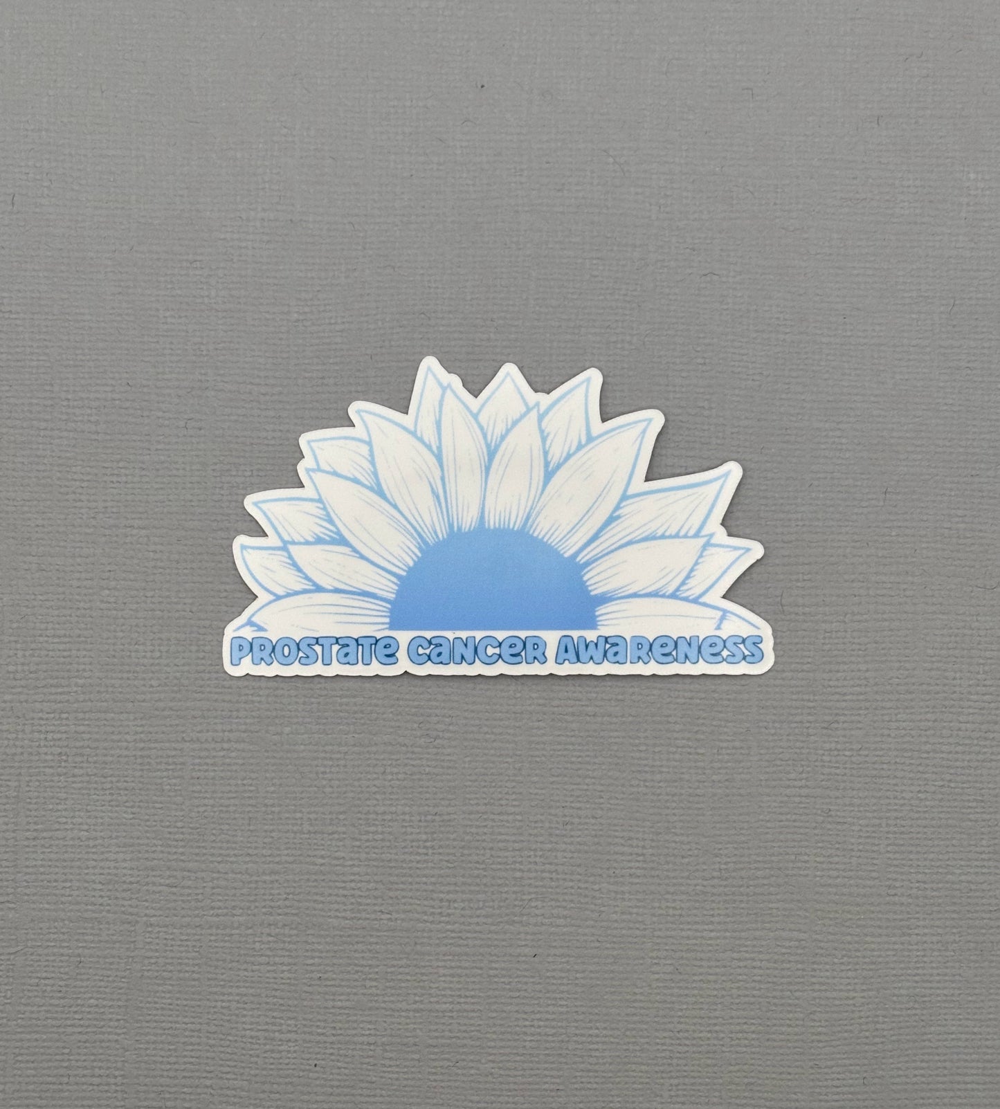 Prostate Cancer Awareness Sunflower Sticker