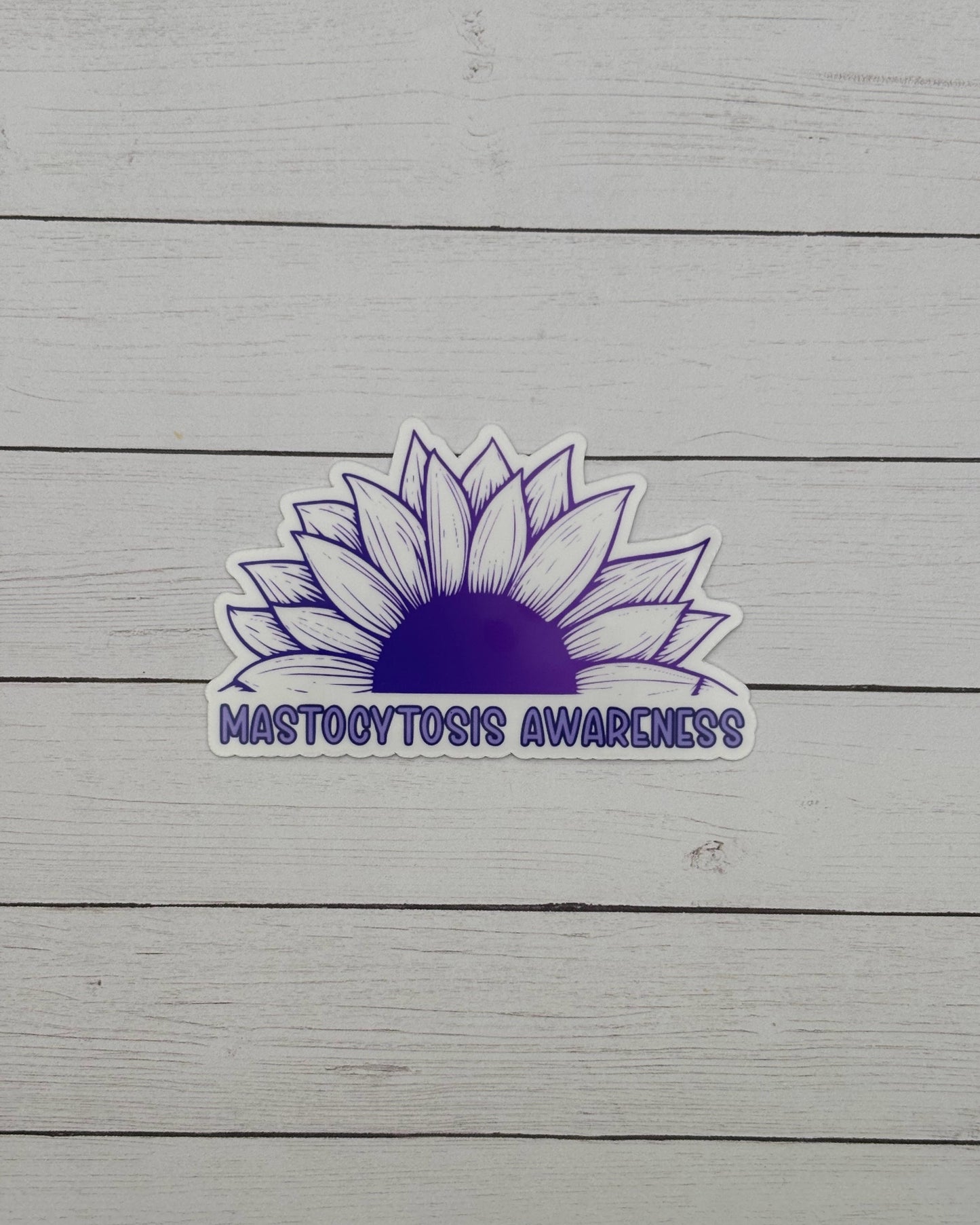 Mastocytosis Awareness Sunflower Sticker