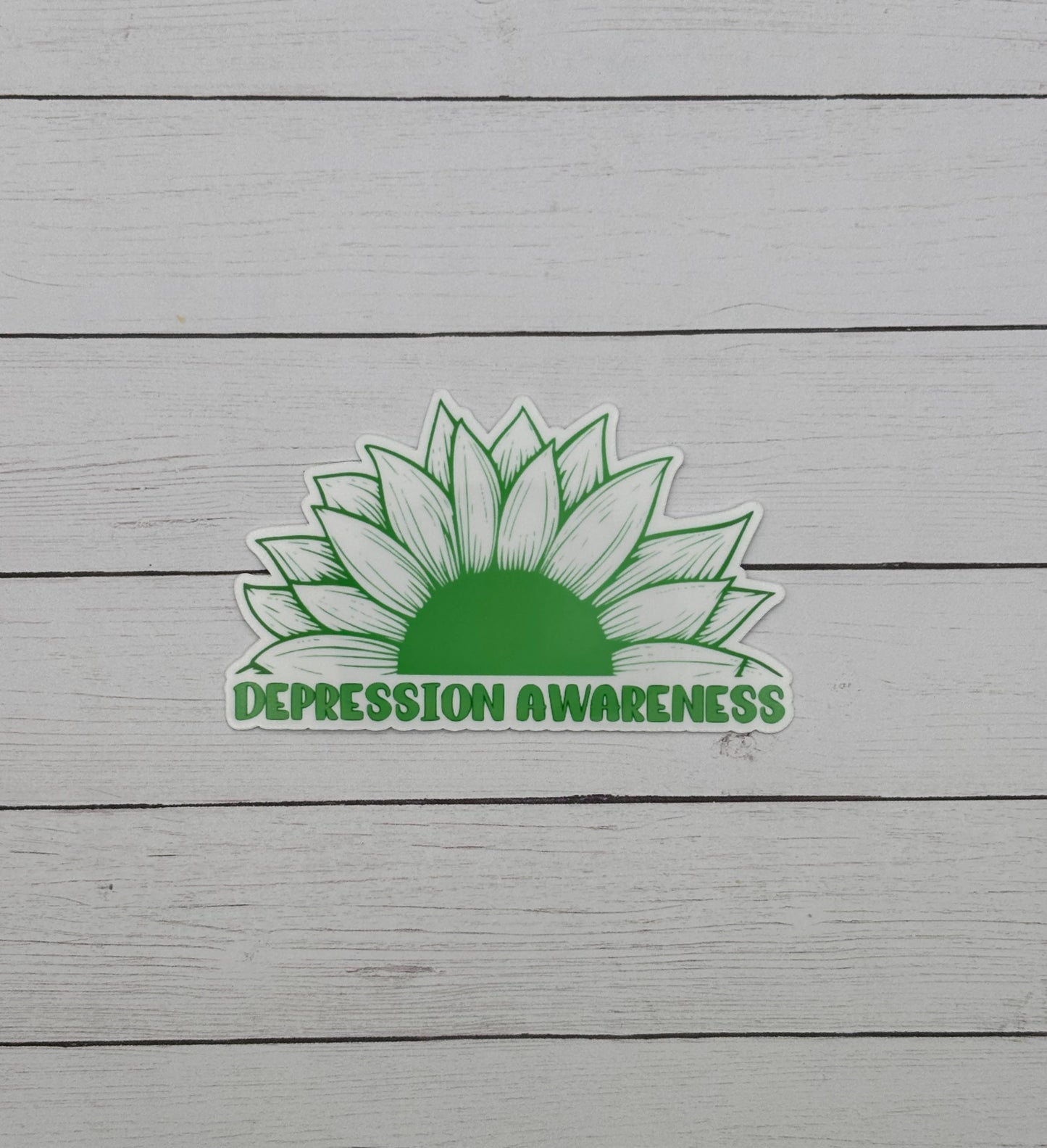 Depression Awareness Sunflower Sticker