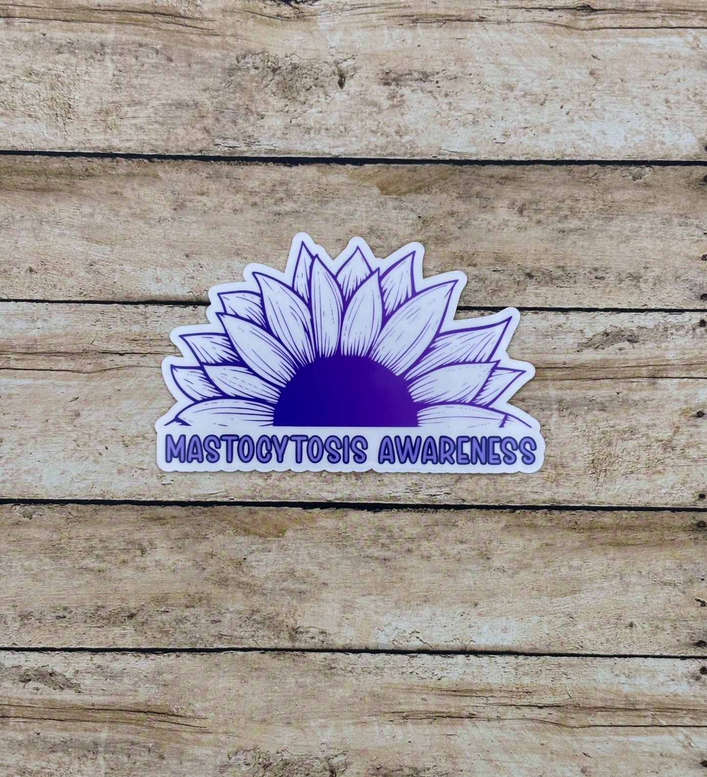 Mastocytosis Awareness Sunflower Sticker
