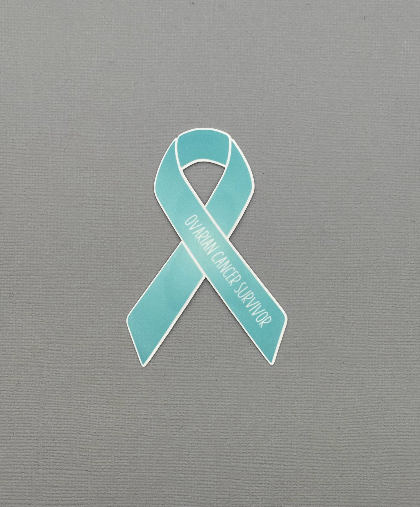 Ovarian Cancer Survivor Ribbon Sticker