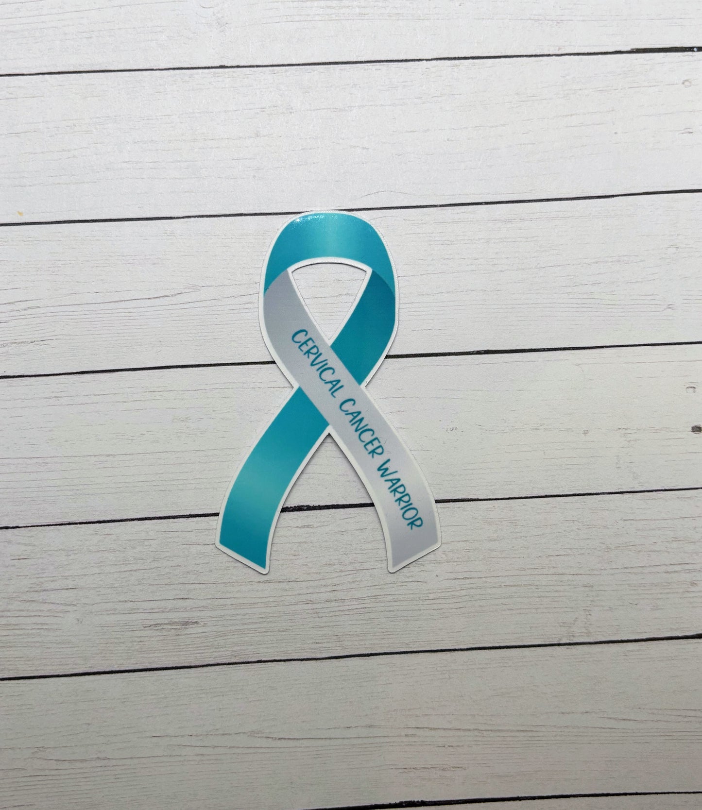 Cervical Cancer Survivor Ribbon Sticker