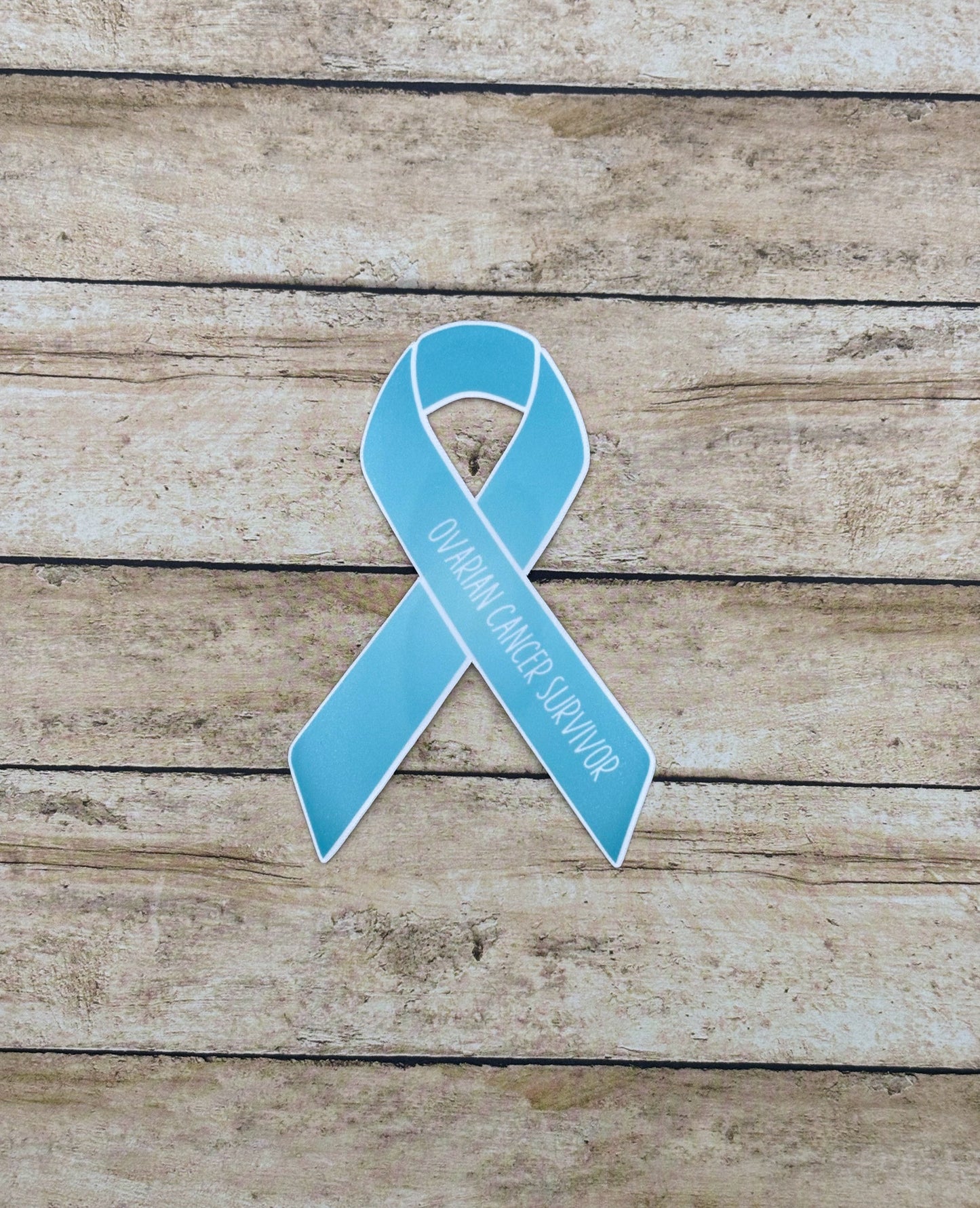 Ovarian Cancer Survivor Ribbon Sticker