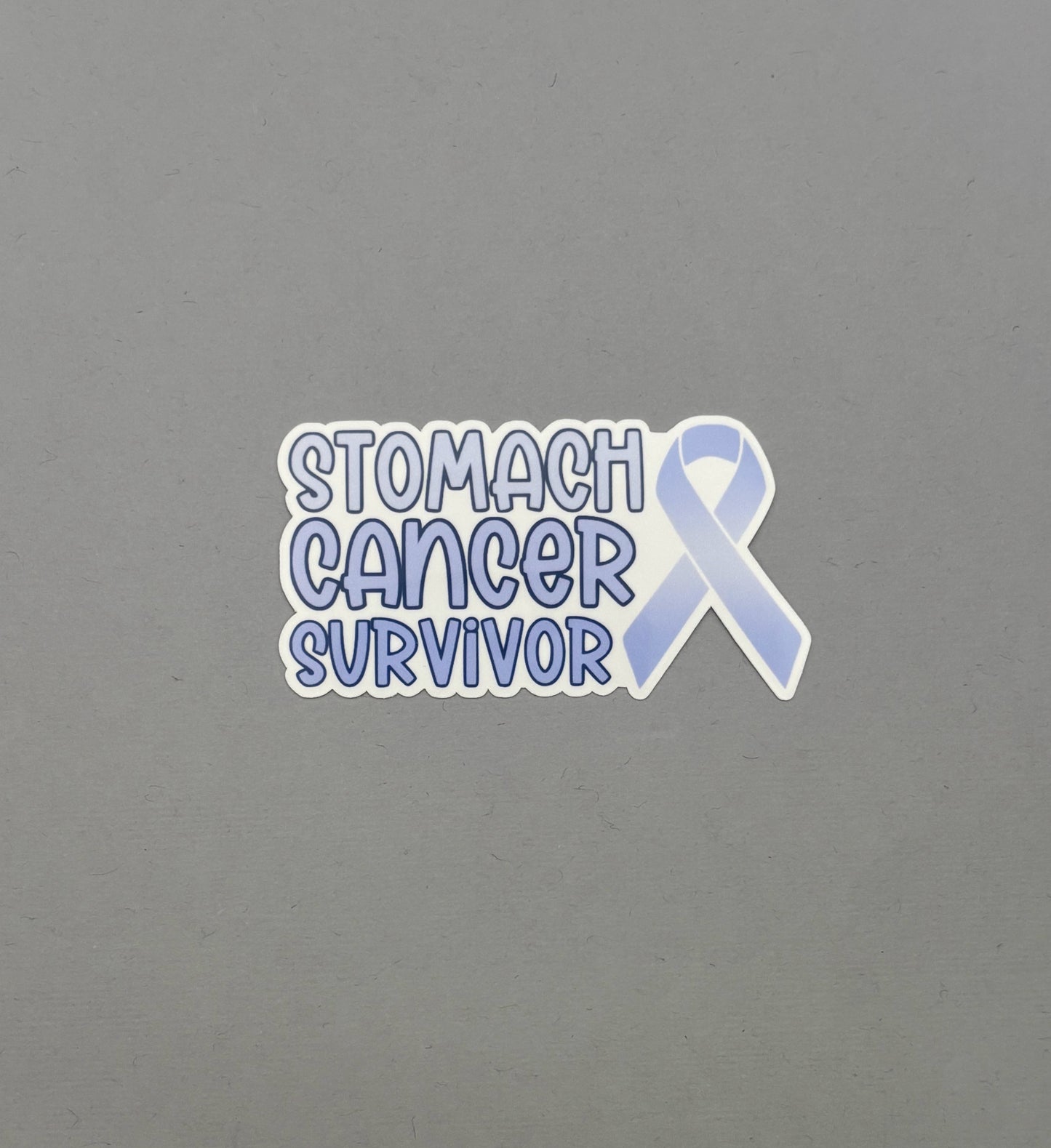 Stomach Cancer Survivor with Ribbon Sticker