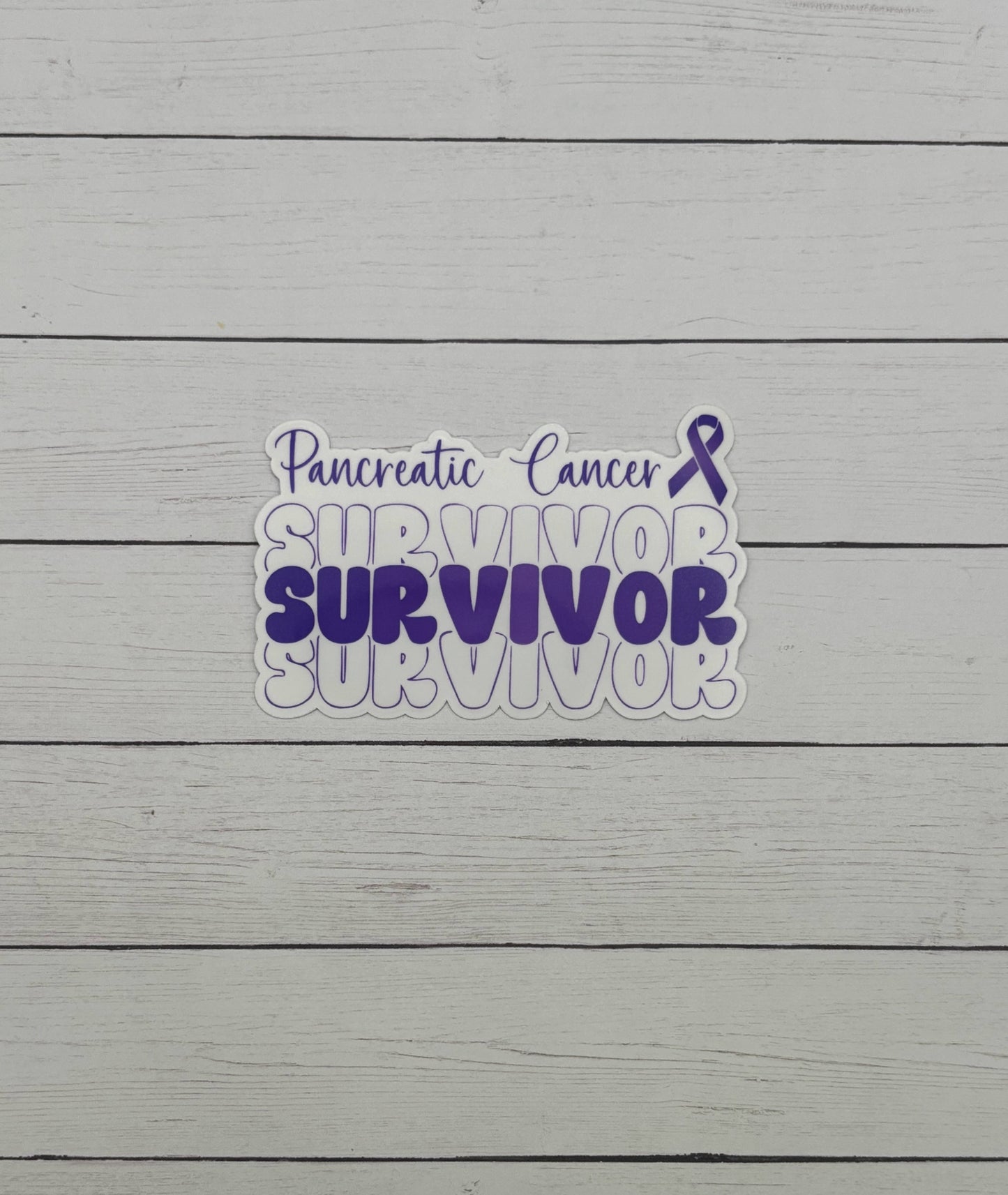 Pancreatic Cancer Survivor Sticker