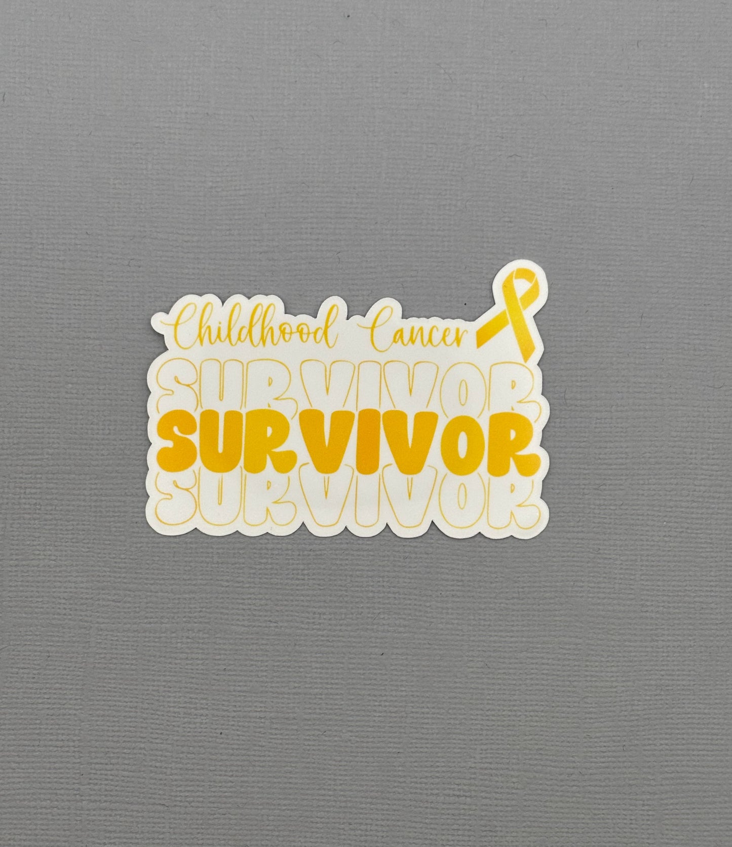 Childhood Cancer Survivor Sticker