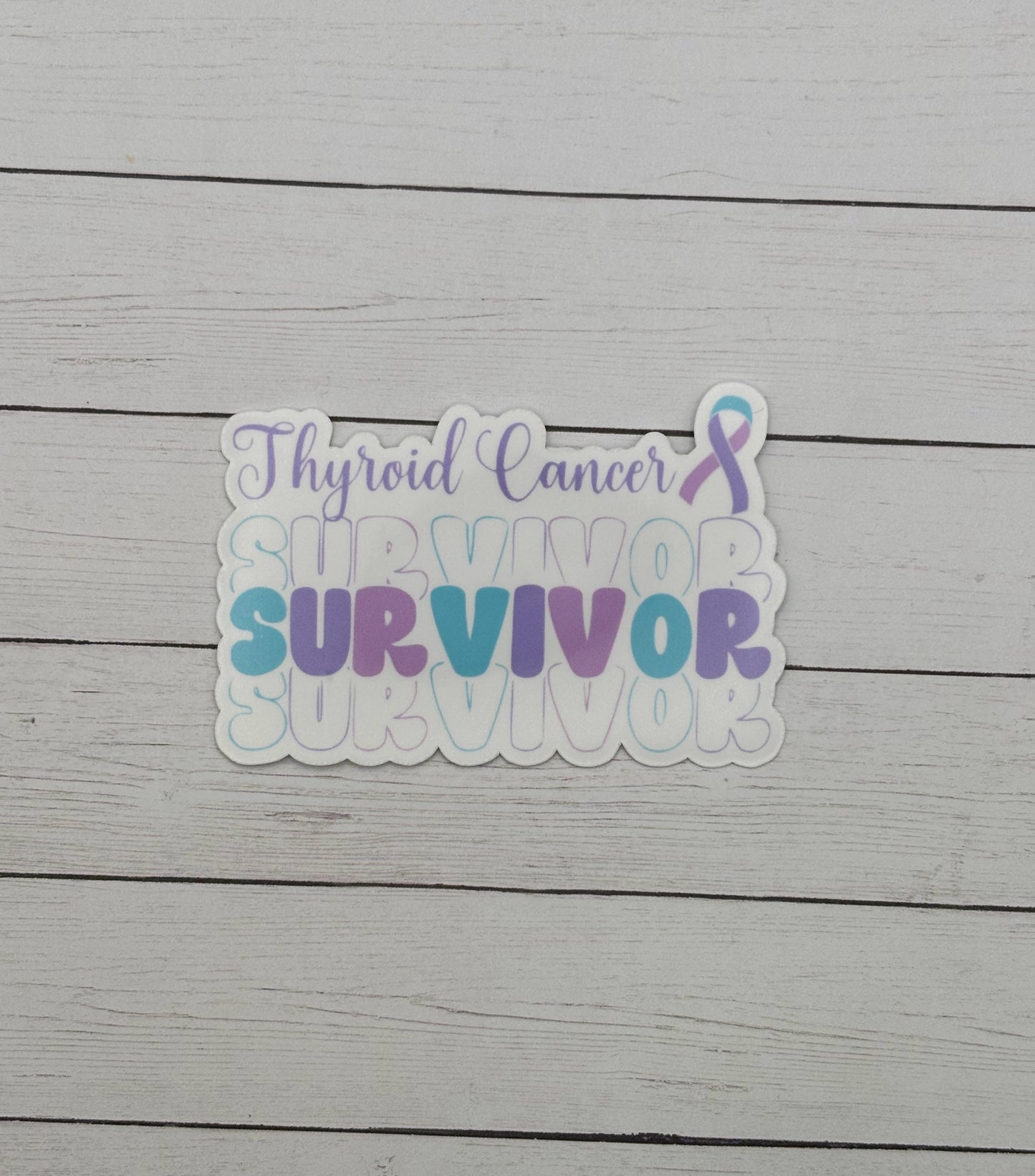 Thyroid Cancer Survivor Sticker