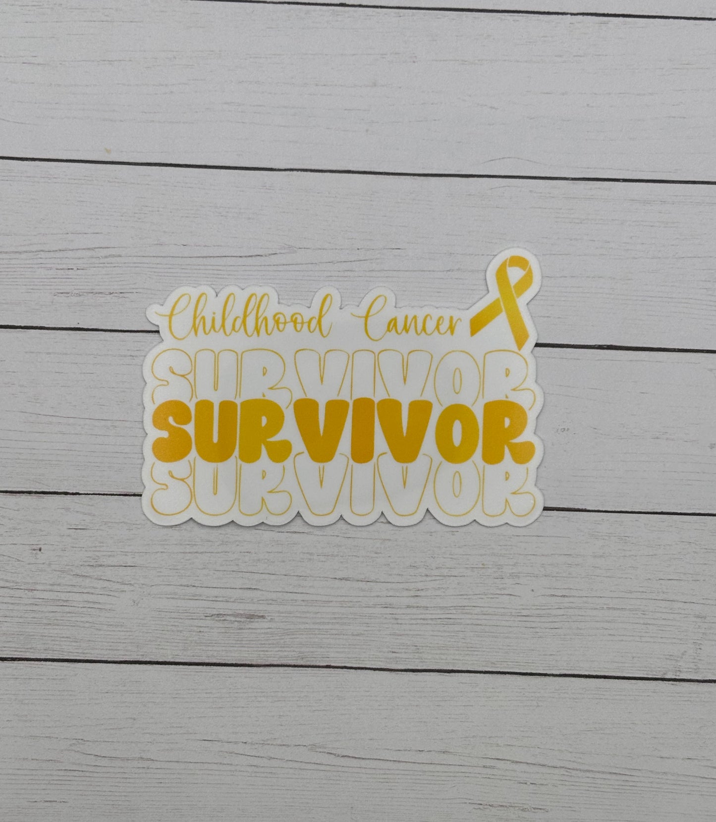 Childhood Cancer Survivor Sticker