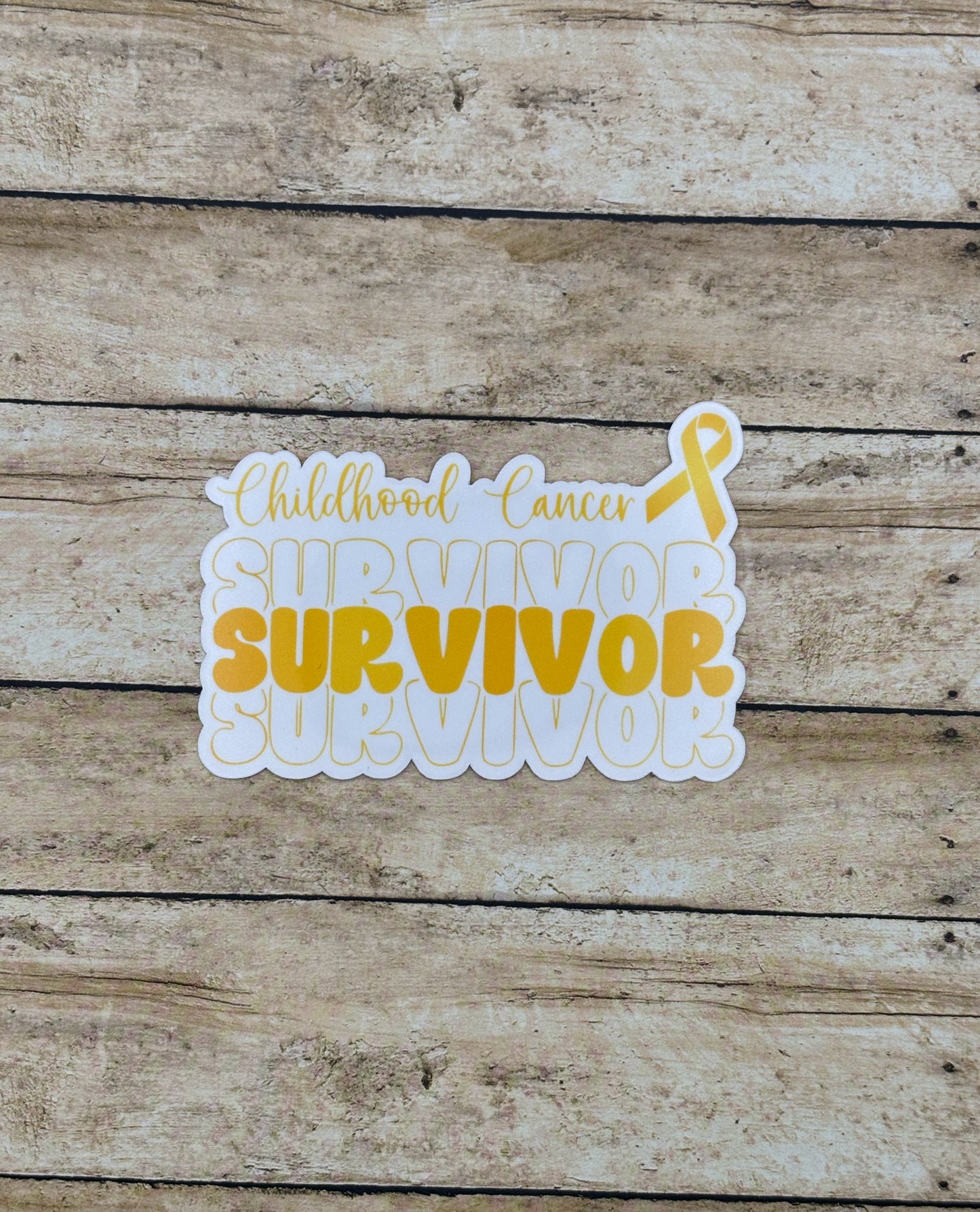 Childhood Cancer Survivor Sticker
