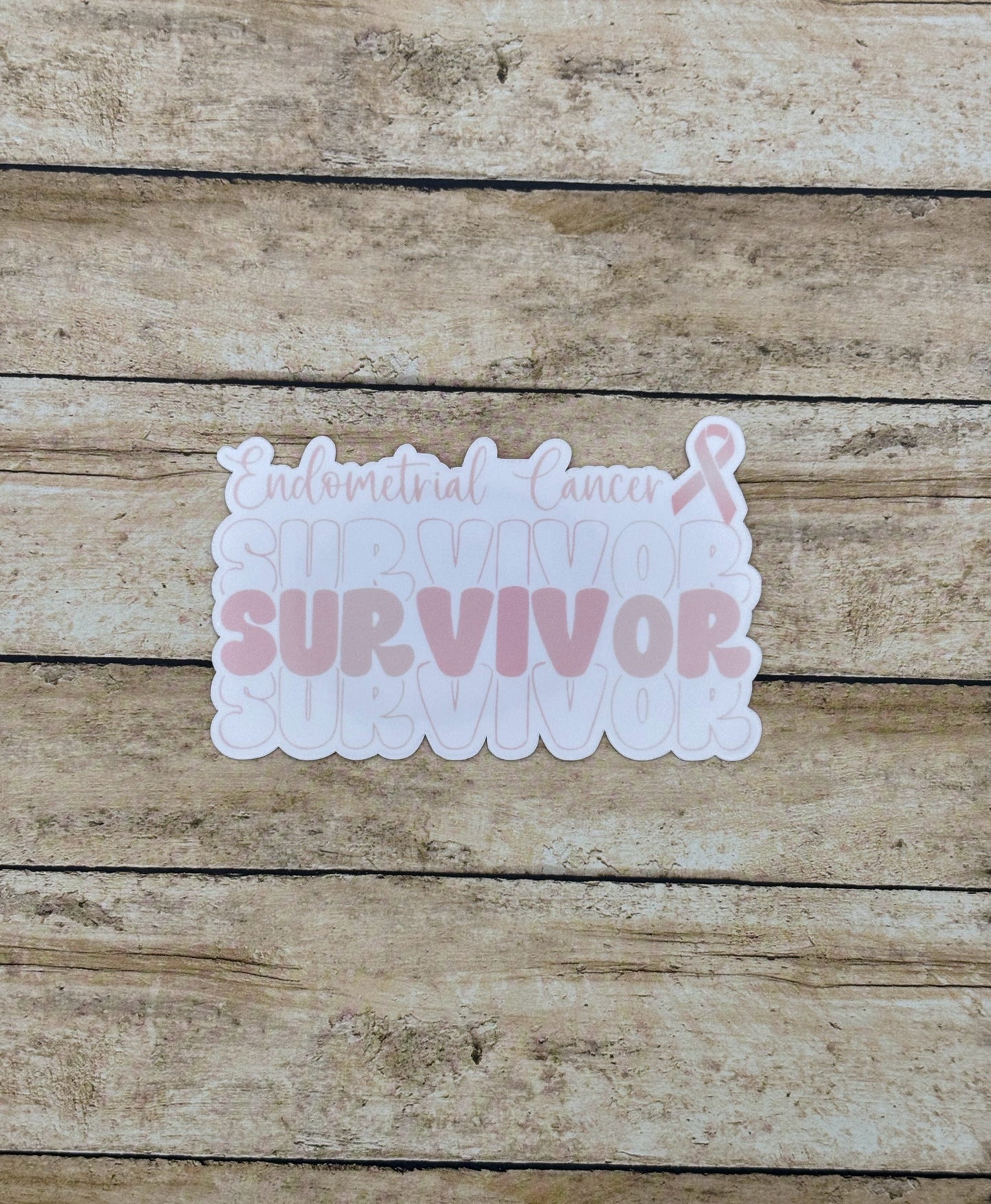 Endometrial Cancer Survivor Sticker