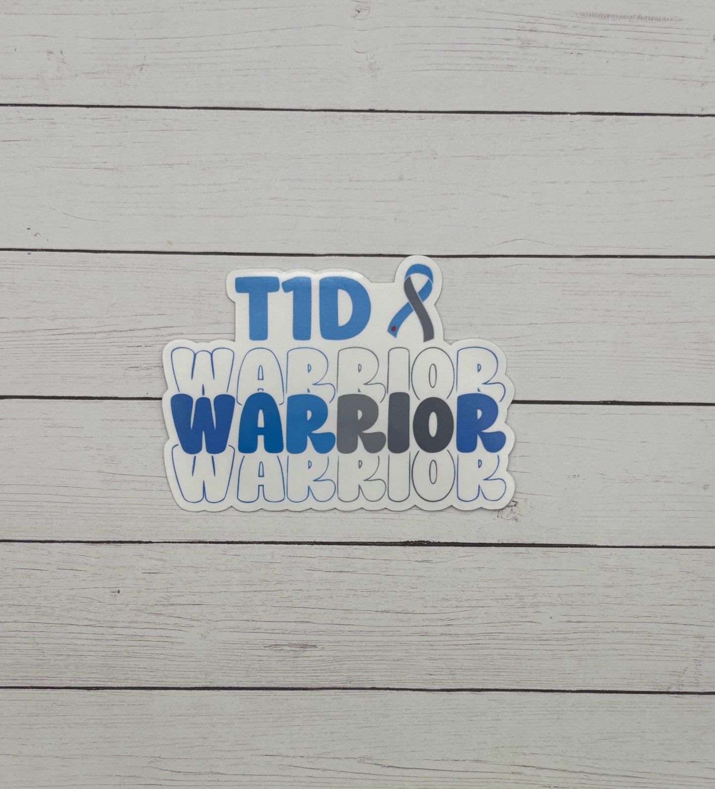 T1D Warrior Sticker