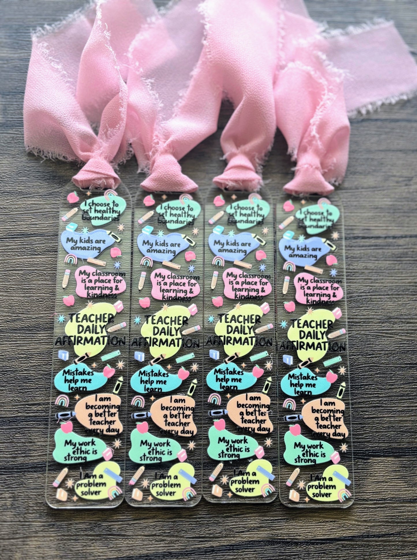 Teacher Daily Affirmation Bookmark