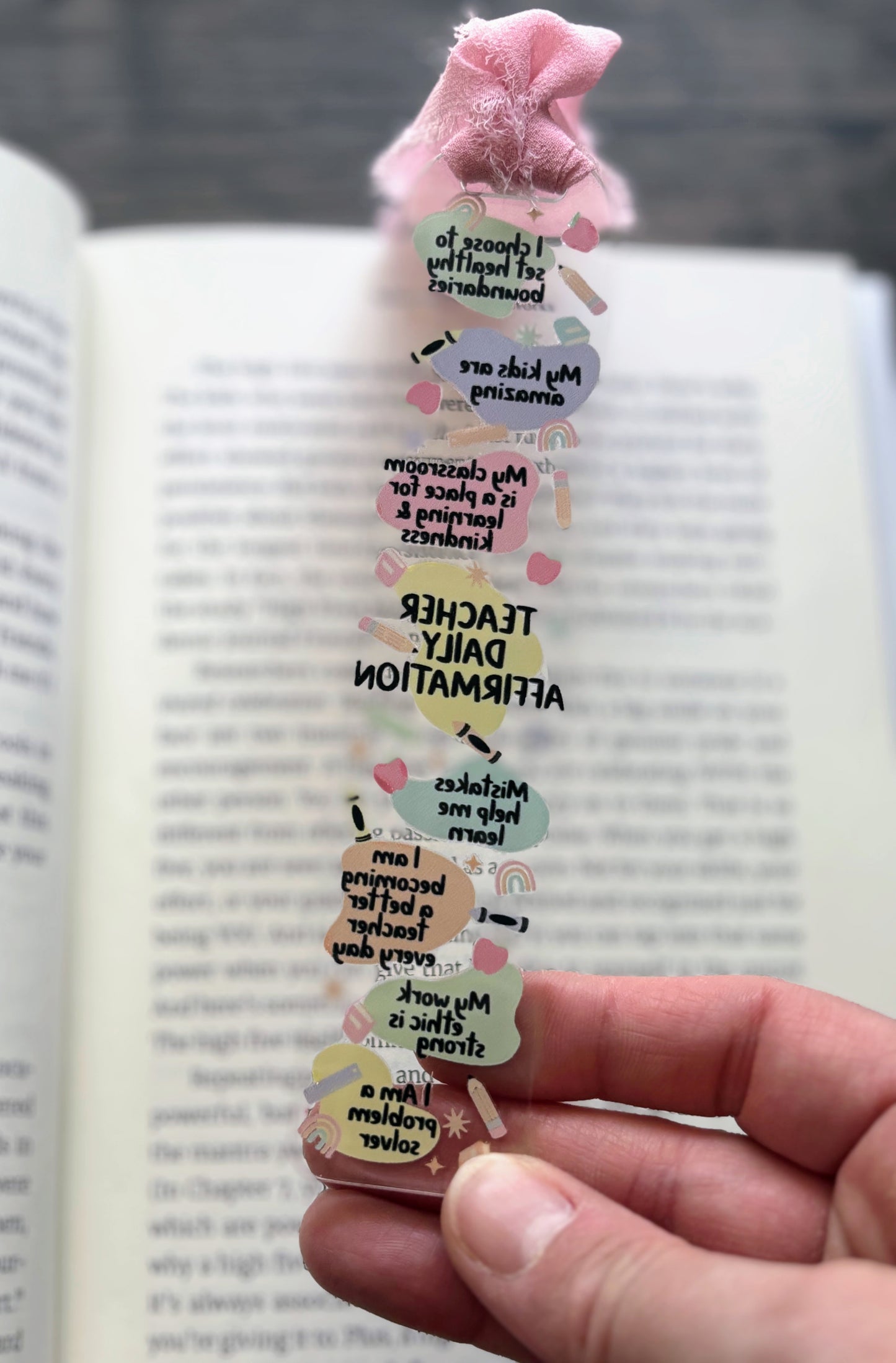Teacher Daily Affirmation Bookmark