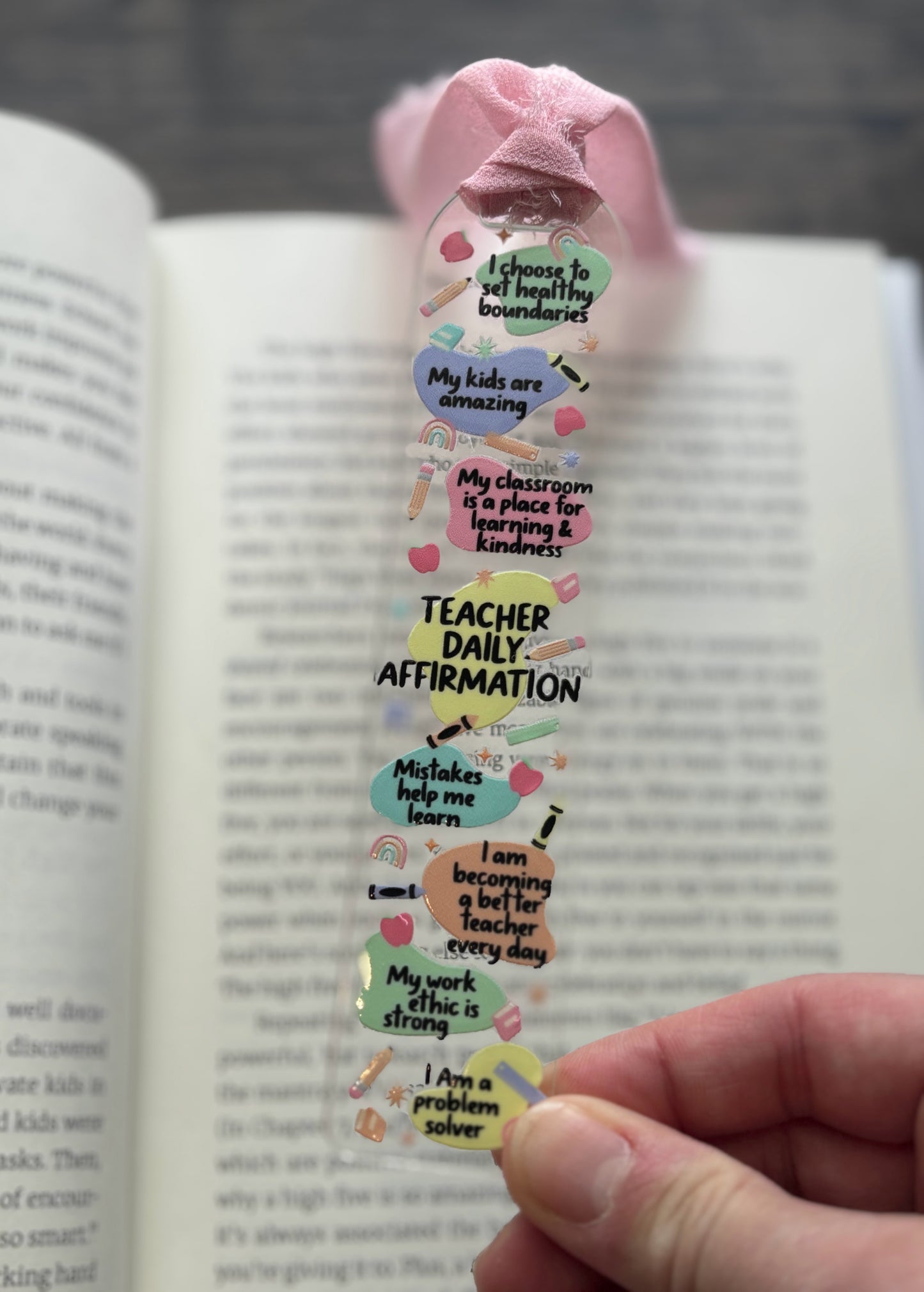 Teacher Daily Affirmation Bookmark