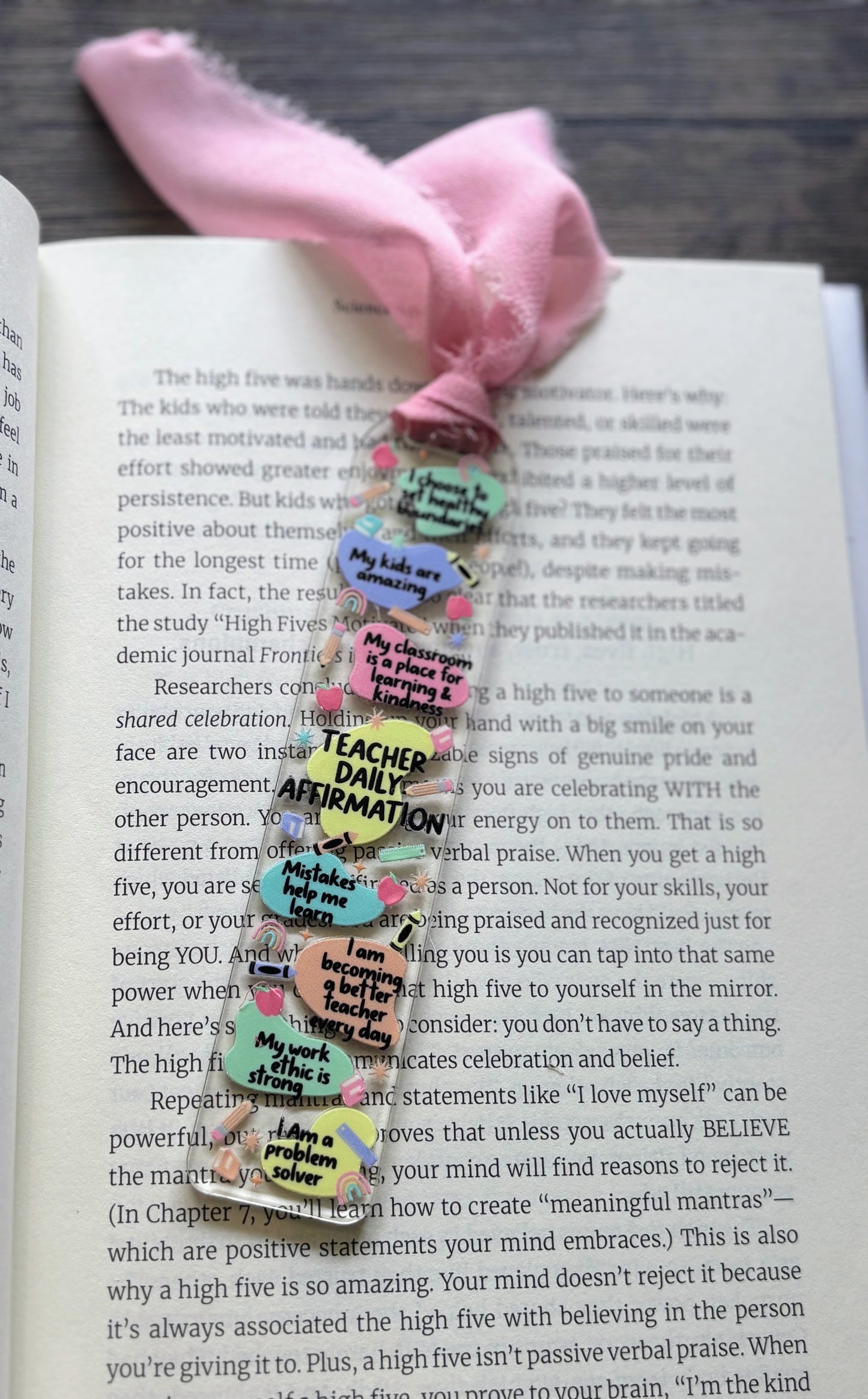 Teacher Daily Affirmation Bookmark