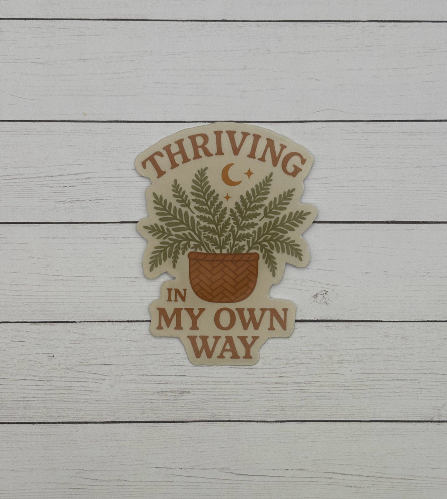 Thriving in My Own Way Sticker