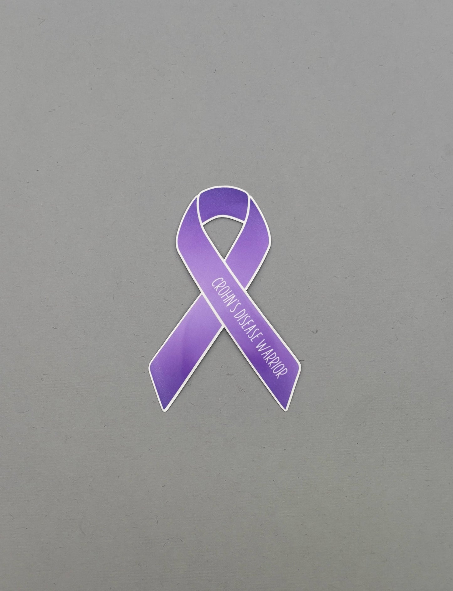 Crohn's Disease Warrior Ribbon Sticker
