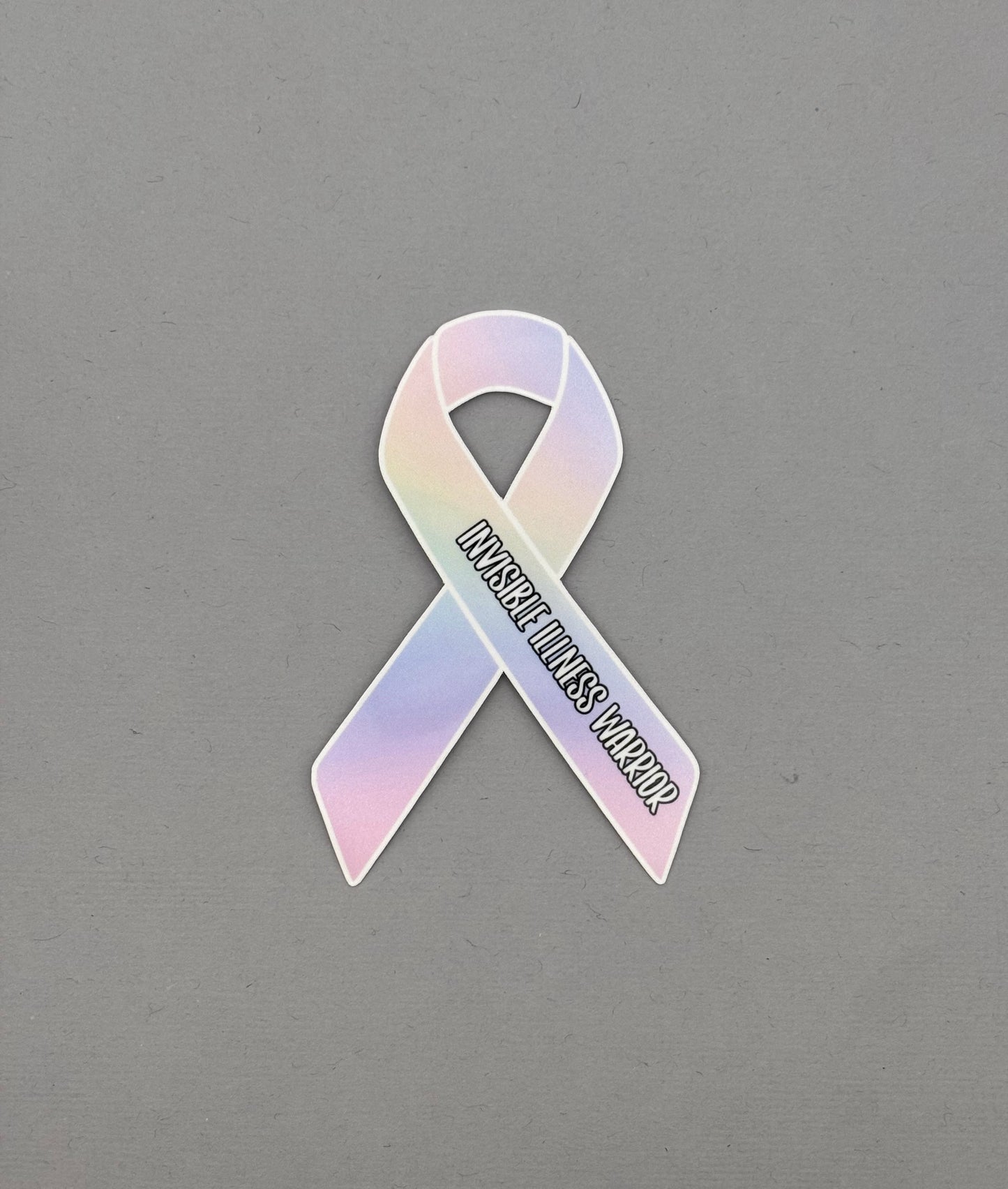 Invisible Illness Warrior Ribbon Sticker