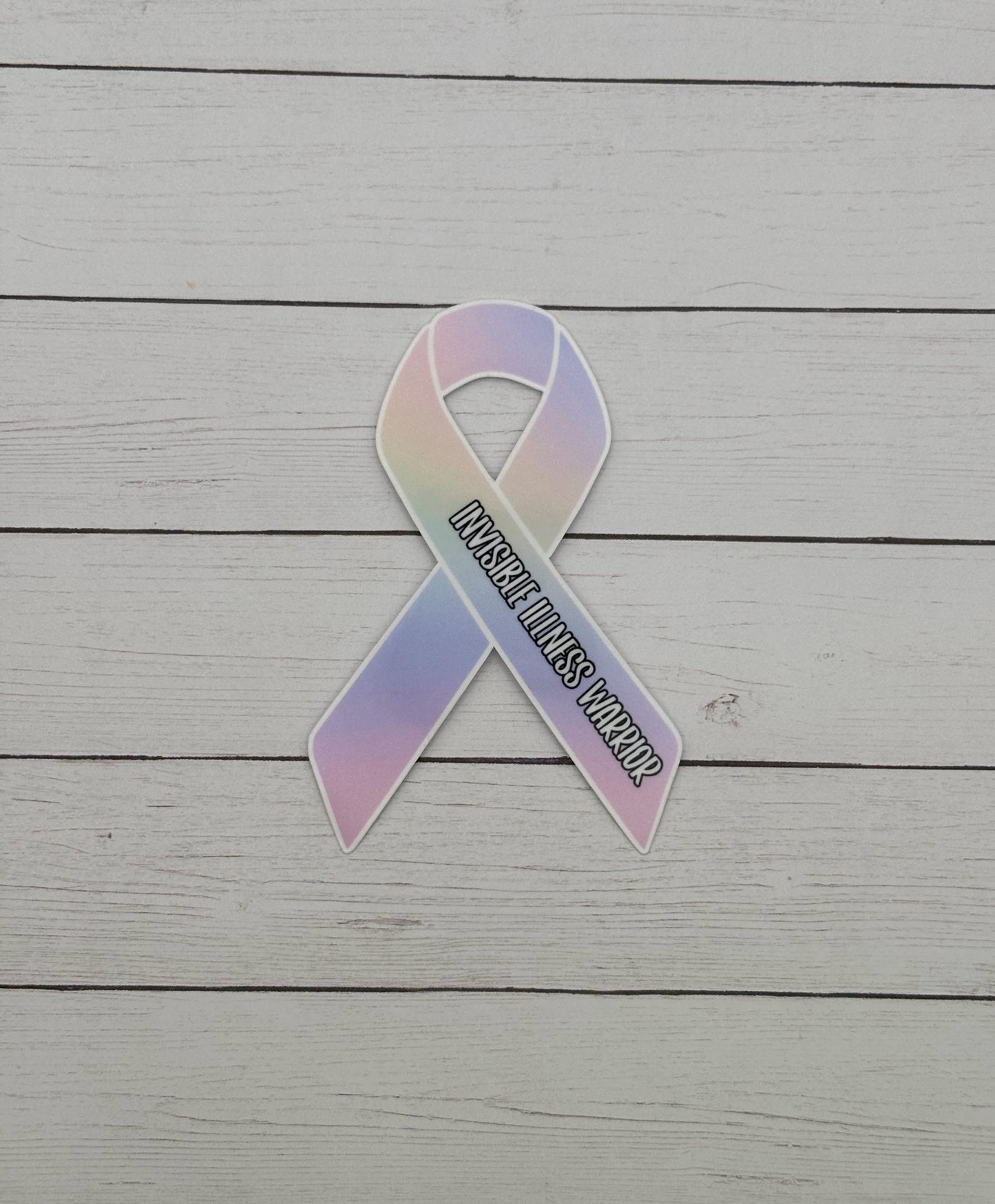Invisible Illness Warrior Ribbon Sticker