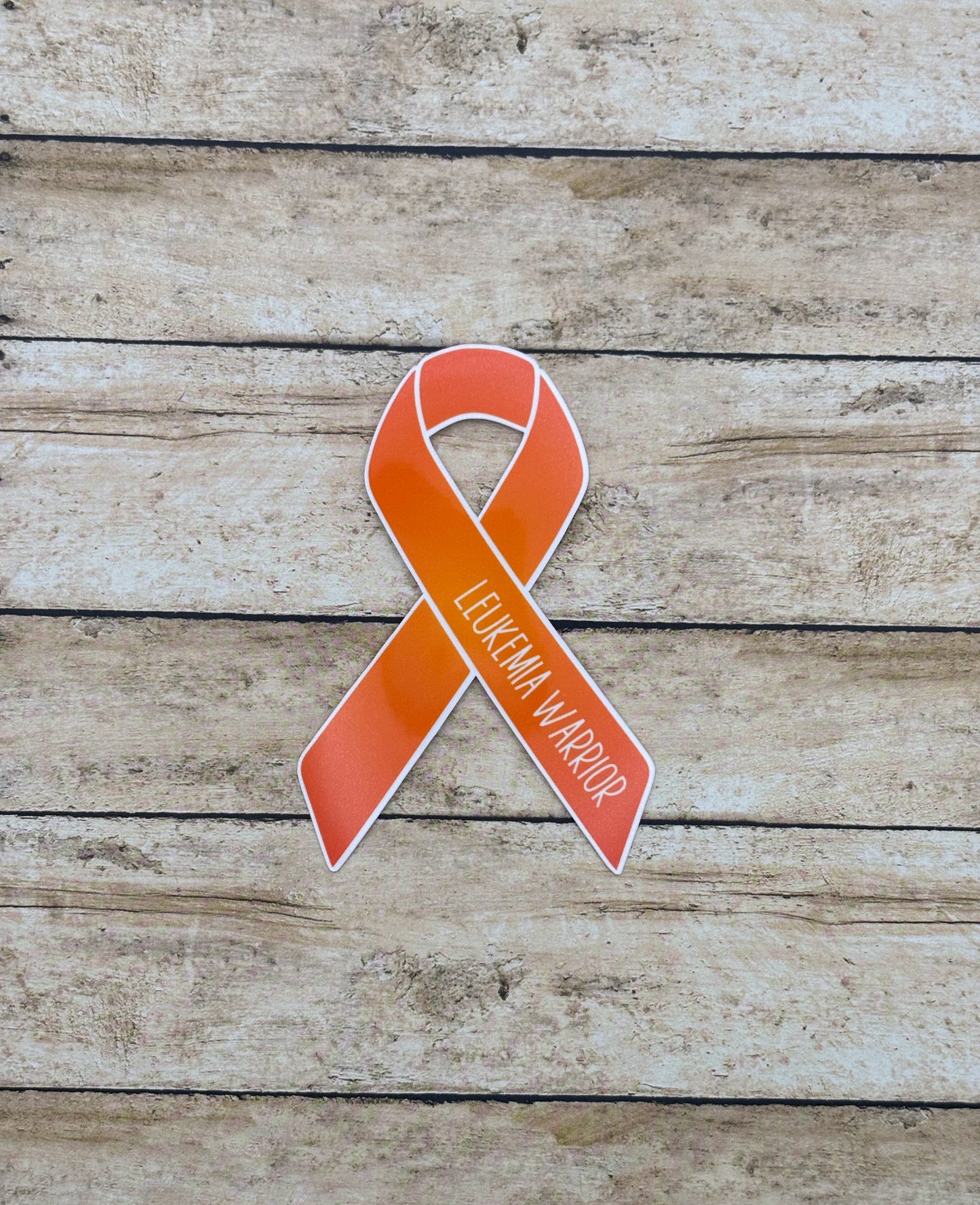 Leukemia Warrior Ribbon Sticker