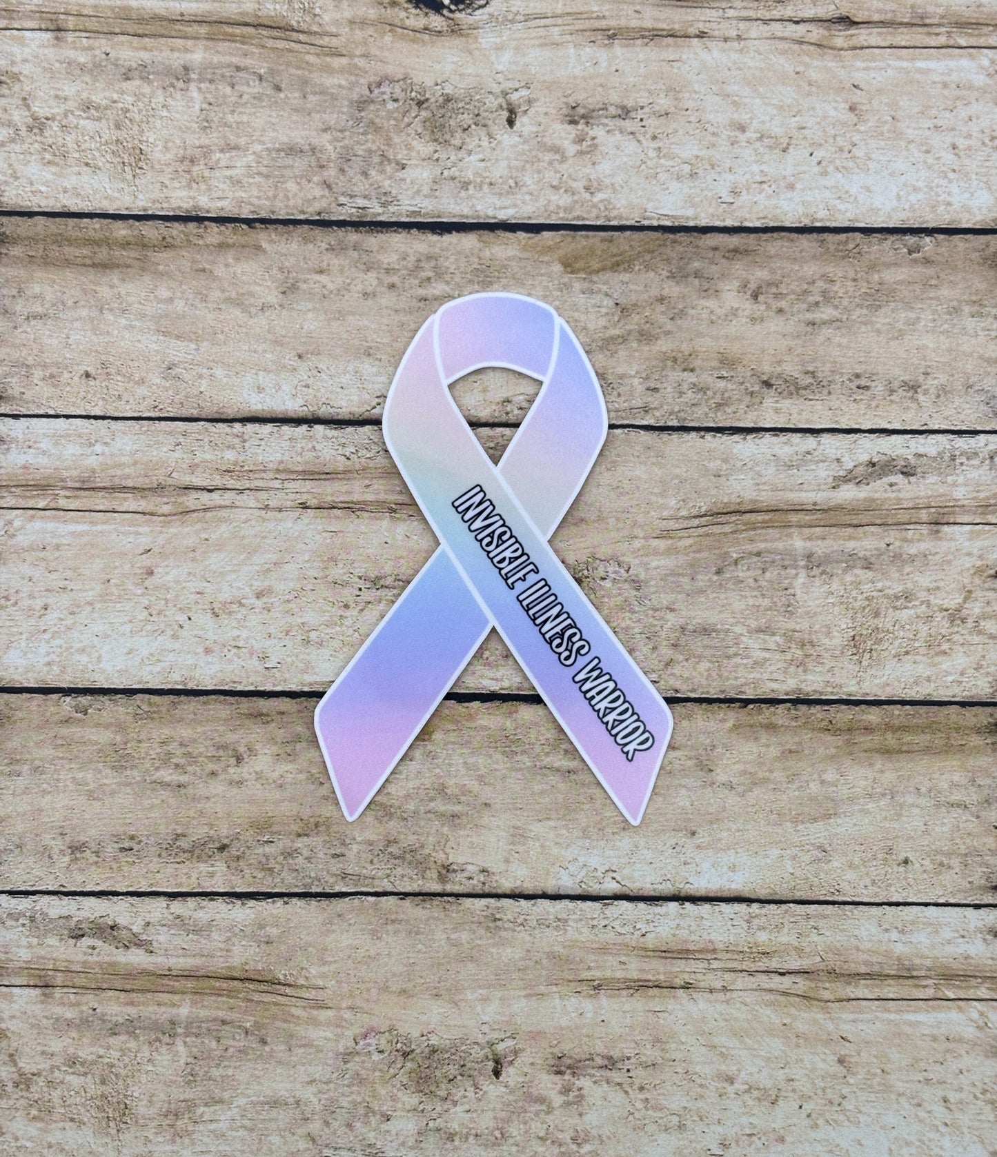 Invisible Illness Warrior Ribbon Sticker