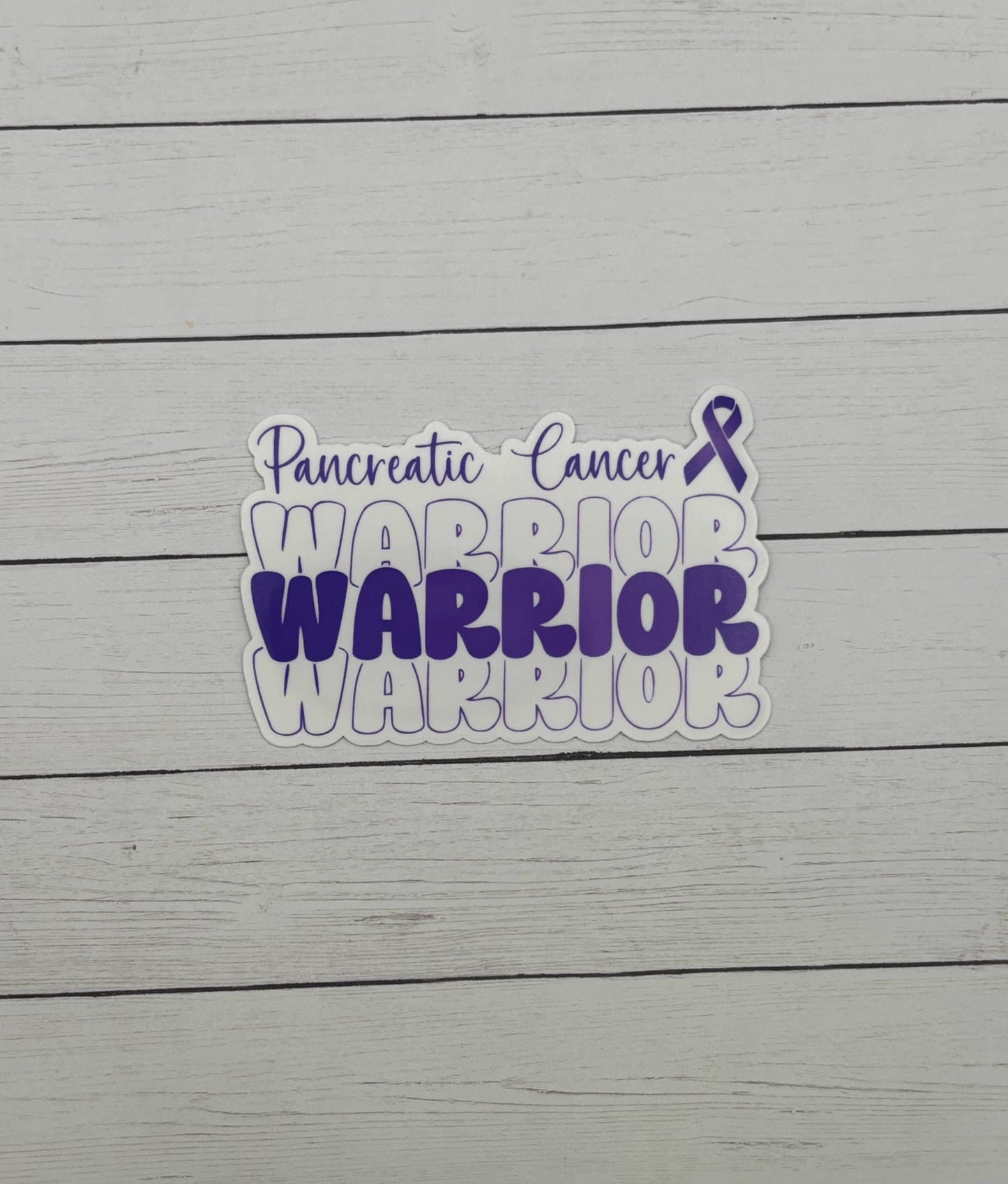 Pancreatic Cancer Warrior Sticker