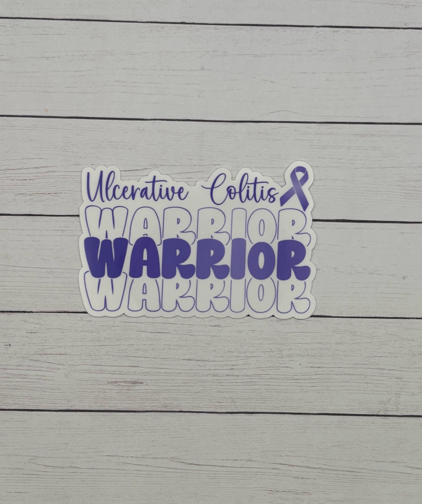Ulcerative Colitis Warrior Sticker