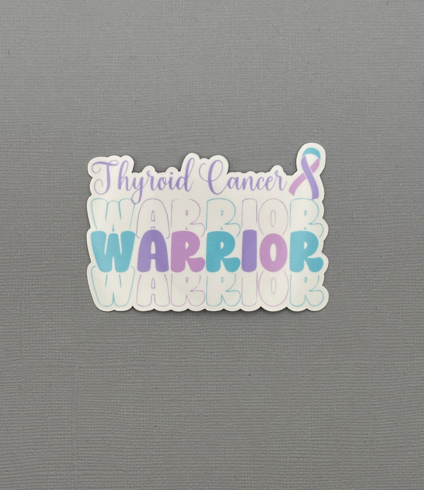 Thyroid Cancer Warrior Sticker