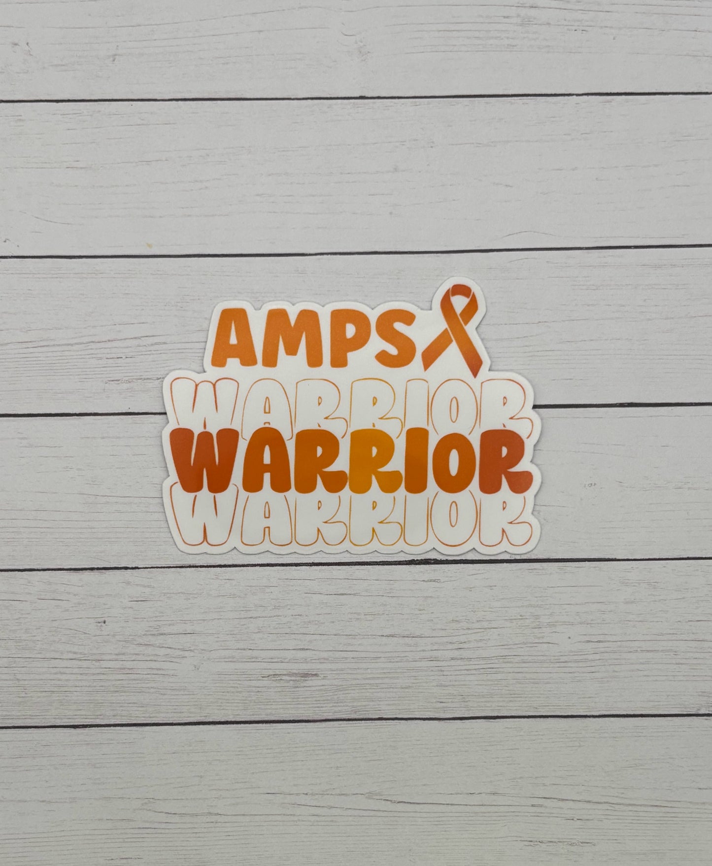 AMPS Warrior Sticker