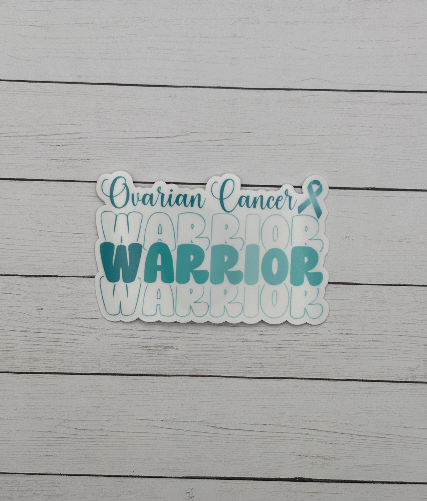 Ovarian Cancer Warrior Sticker