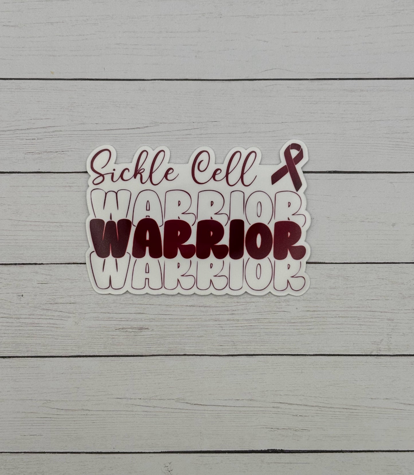 Sickle Cell Warrior Sticker