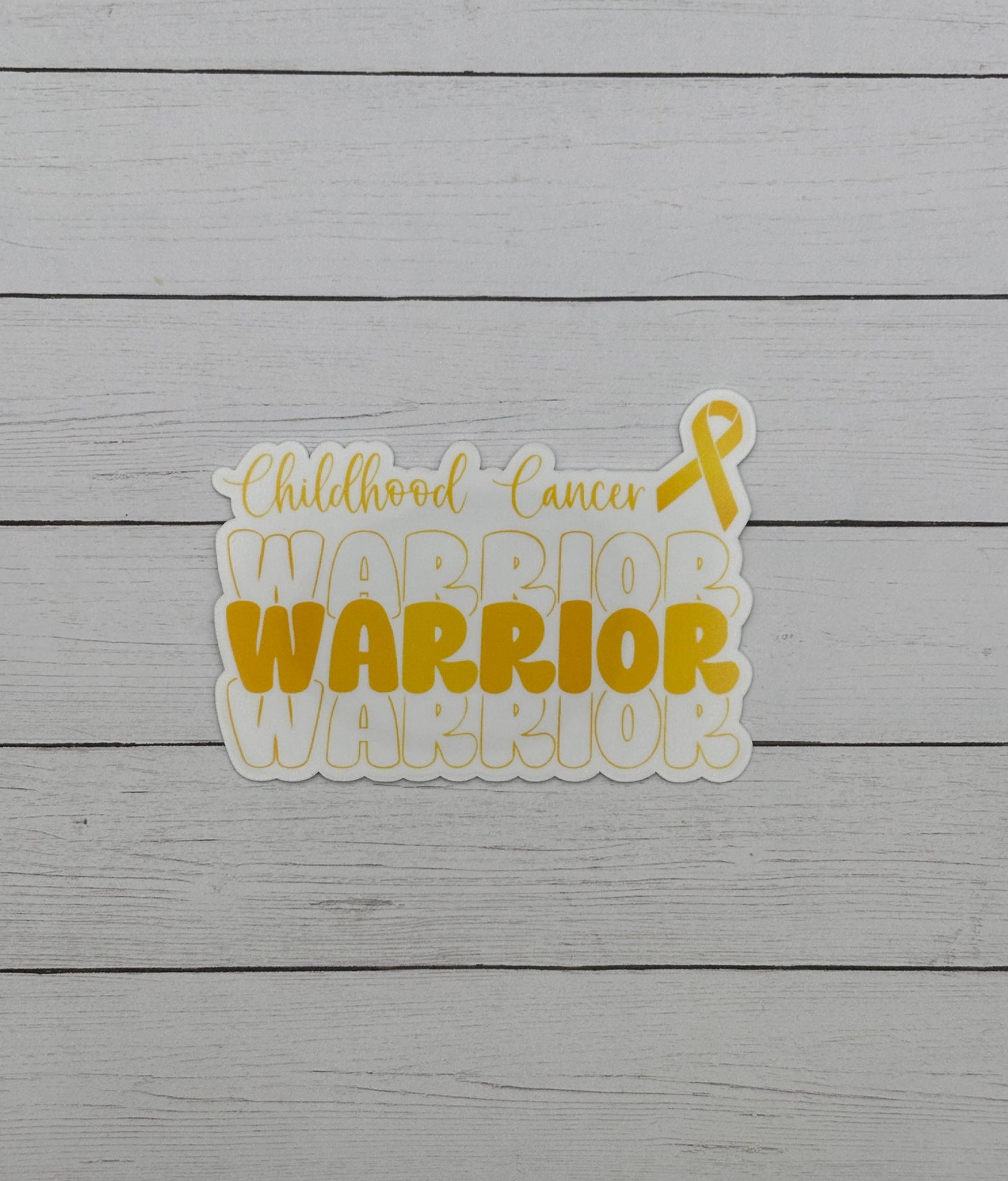 Childhood Cancer Warrior Sticker